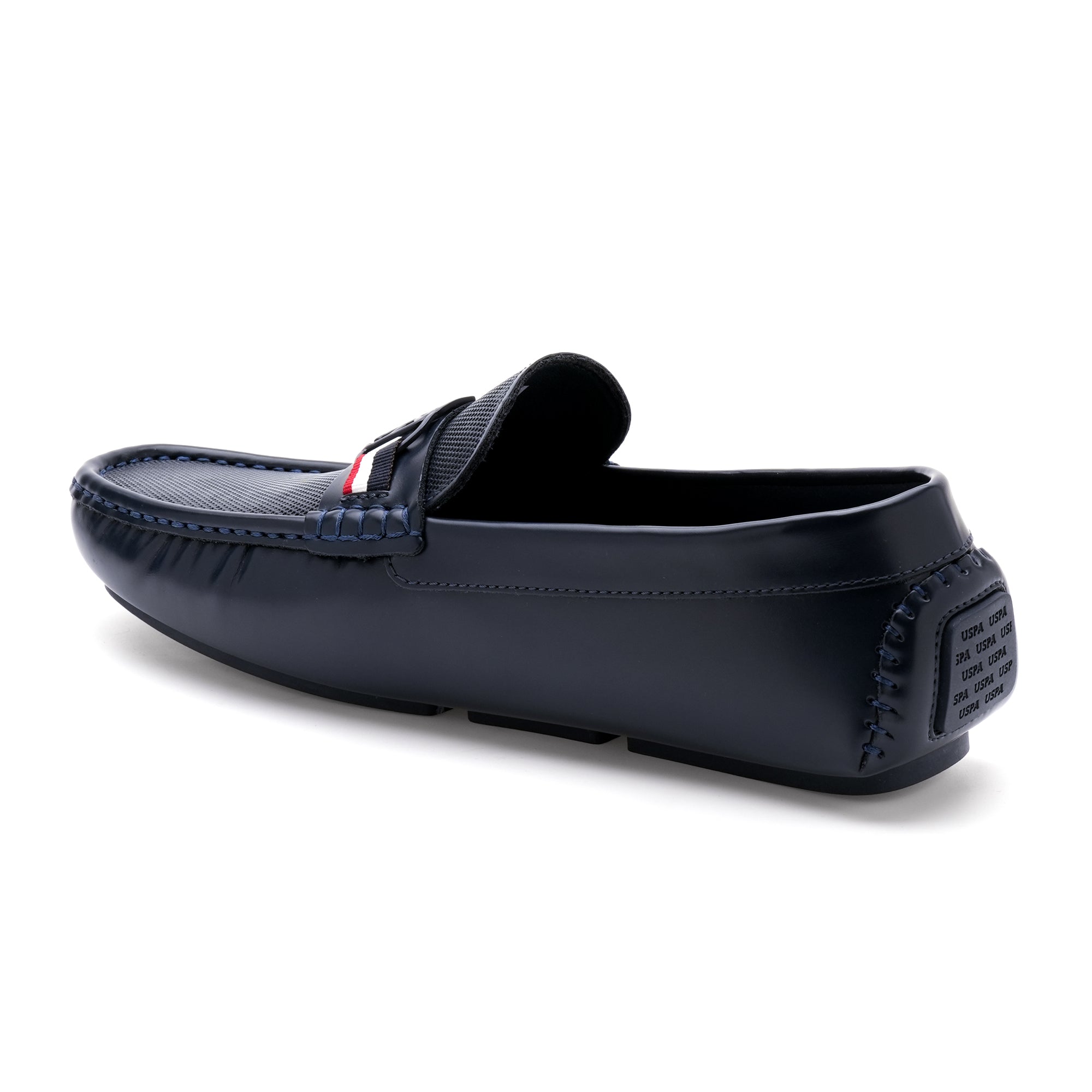 Men Anton 2.0 Textured Loafers Navy - U.S. Polo Assn. India | Large