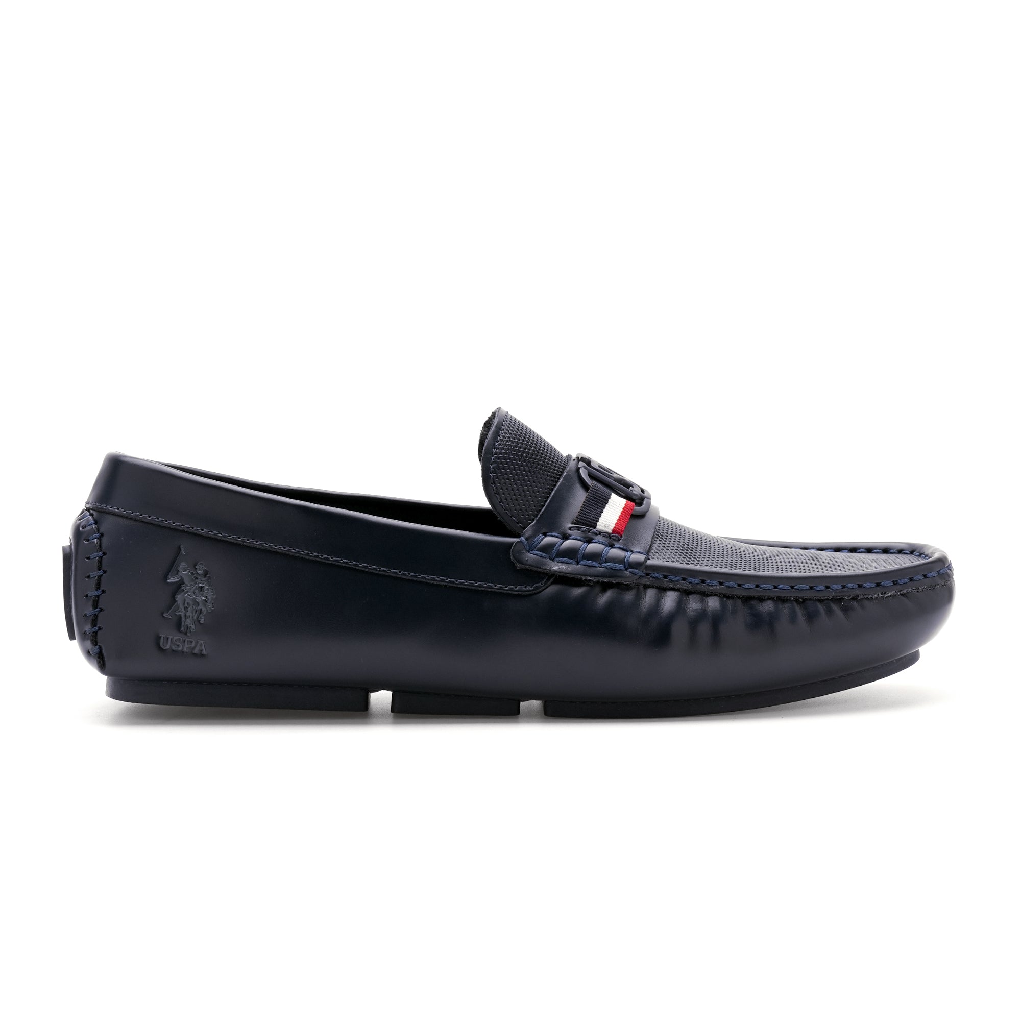 Men Anton 2.0 Textured Loafers Navy - U.S. Polo Assn. India | Large