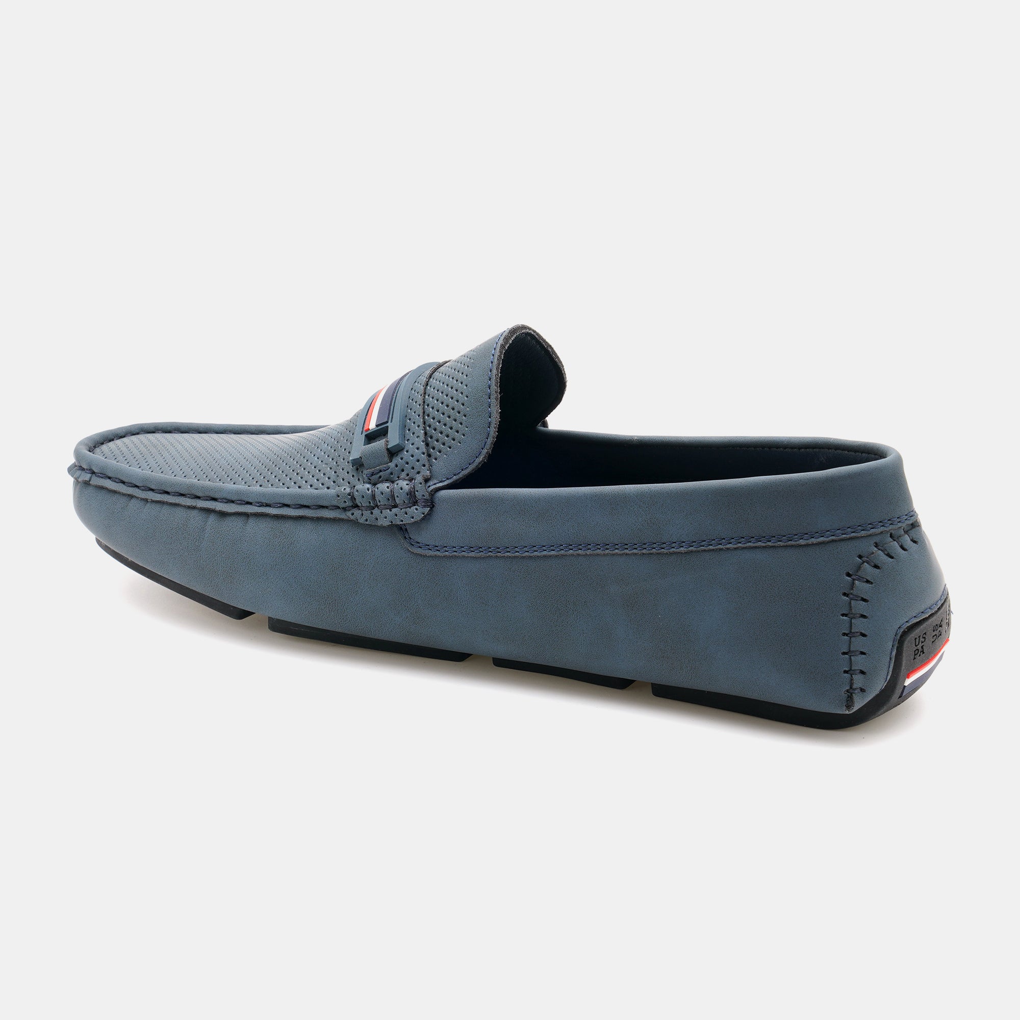 Men Barnes 5.0 Textured Loafers Navy - U.S. Polo Assn. India | Large
