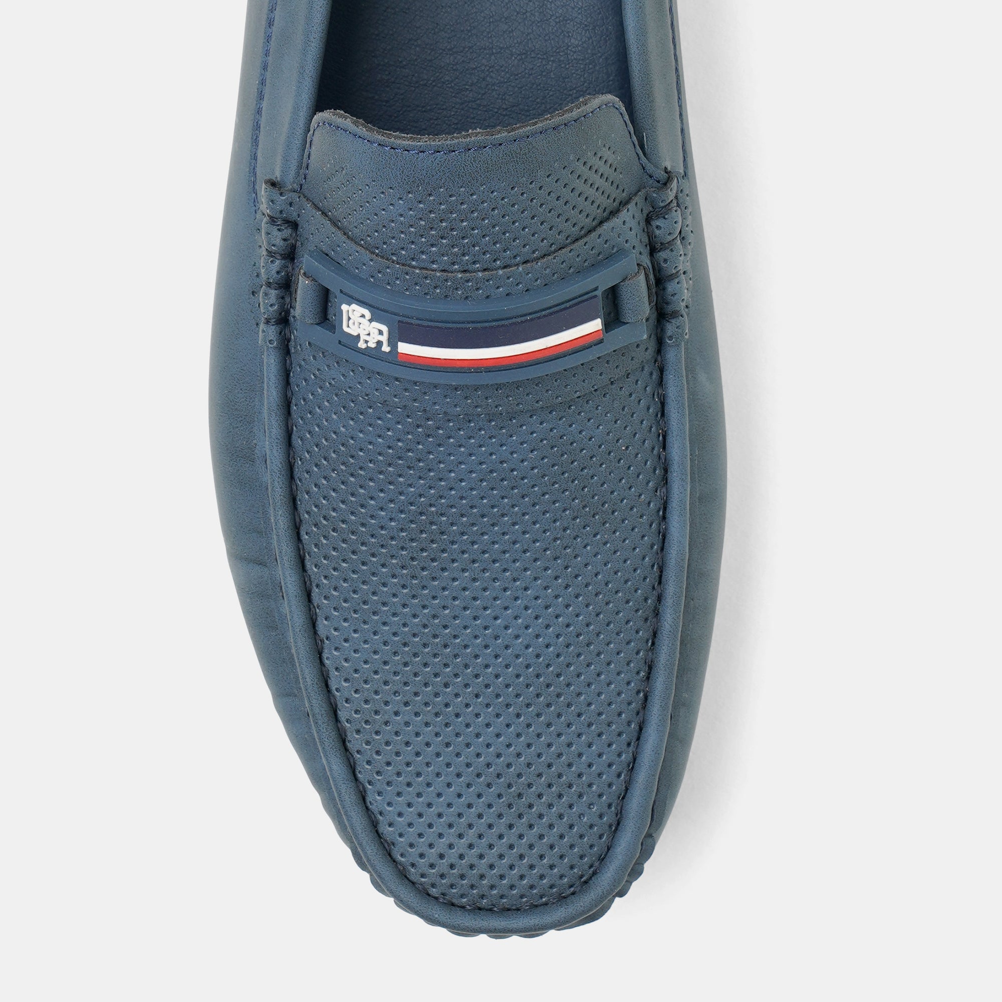 Men Barnes 5.0 Textured Loafers Navy - U.S. Polo Assn. India | Large