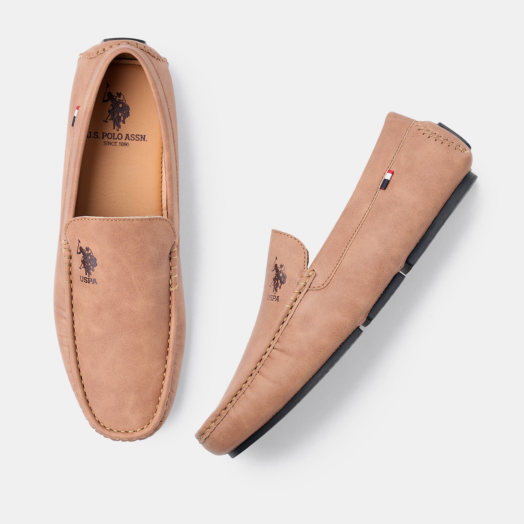 Men Aaron 6.0 Loafers Tan - U.S. Polo Assn. India | Large