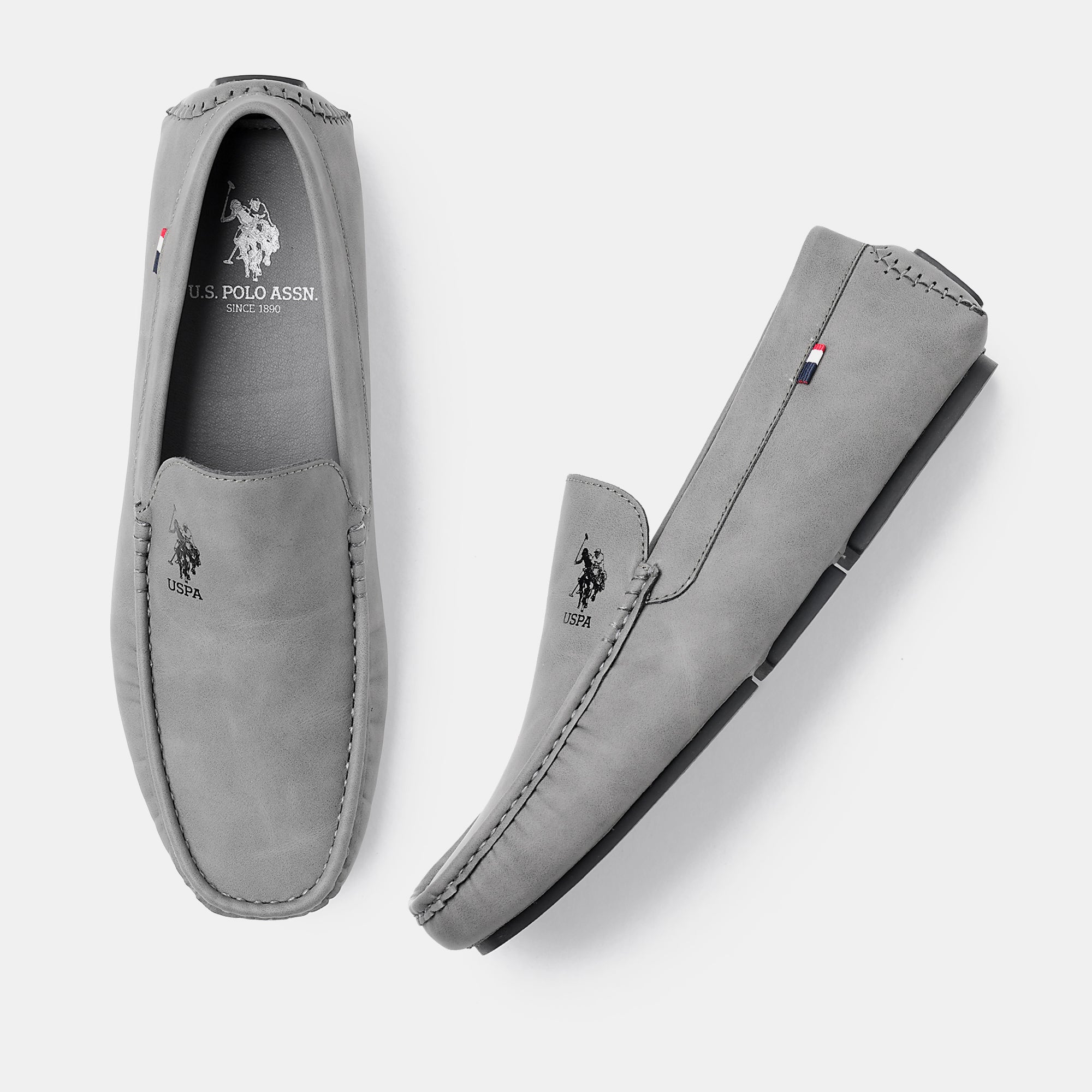Men Aaron 6.0 Loafers Grey - U.S. Polo Assn. India | Large