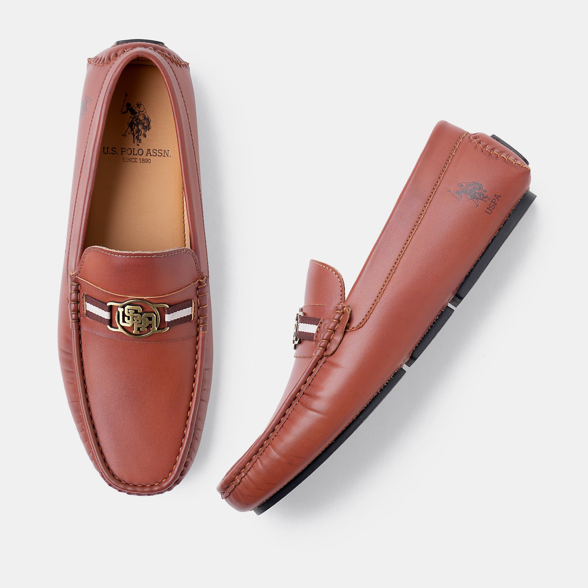Men Fritof 4.0 Loafers Tan - U.S. Polo Assn. India | Large