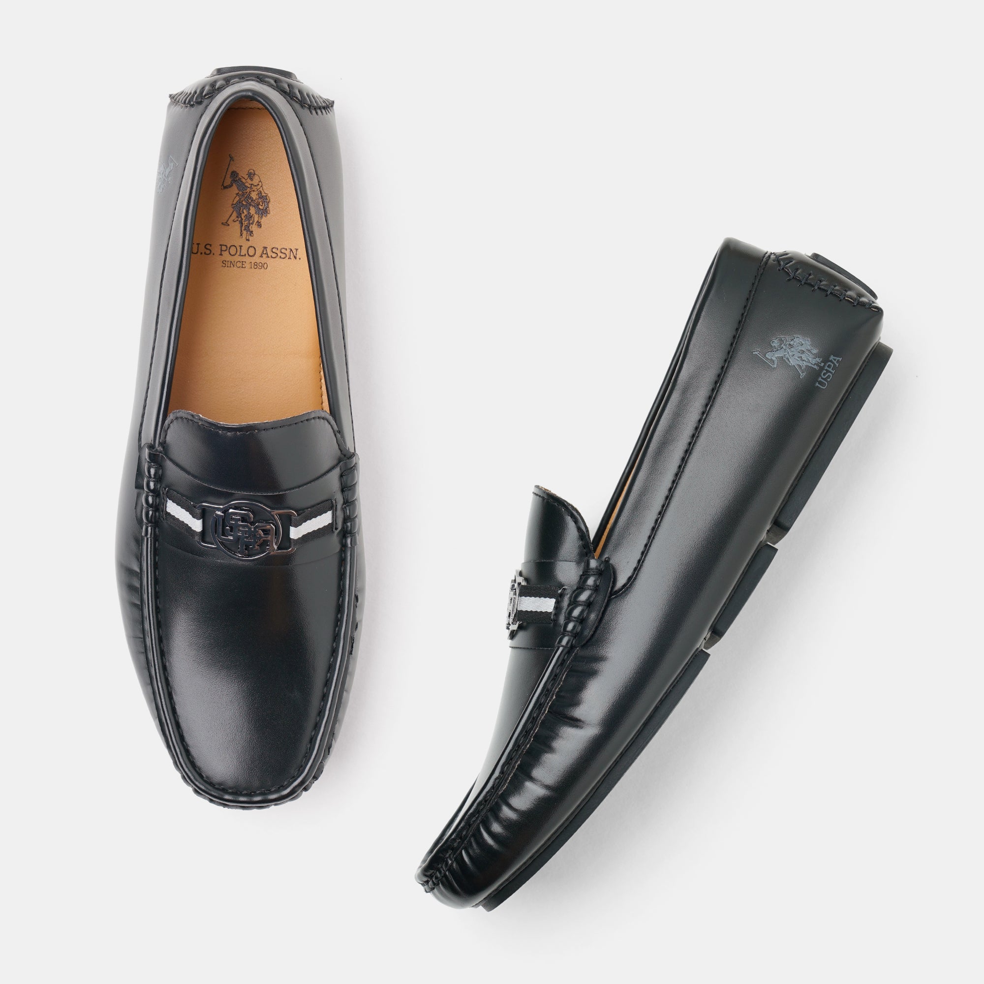 Men Fritof 4.0 Loafers Black - U.S. Polo Assn. India | Large