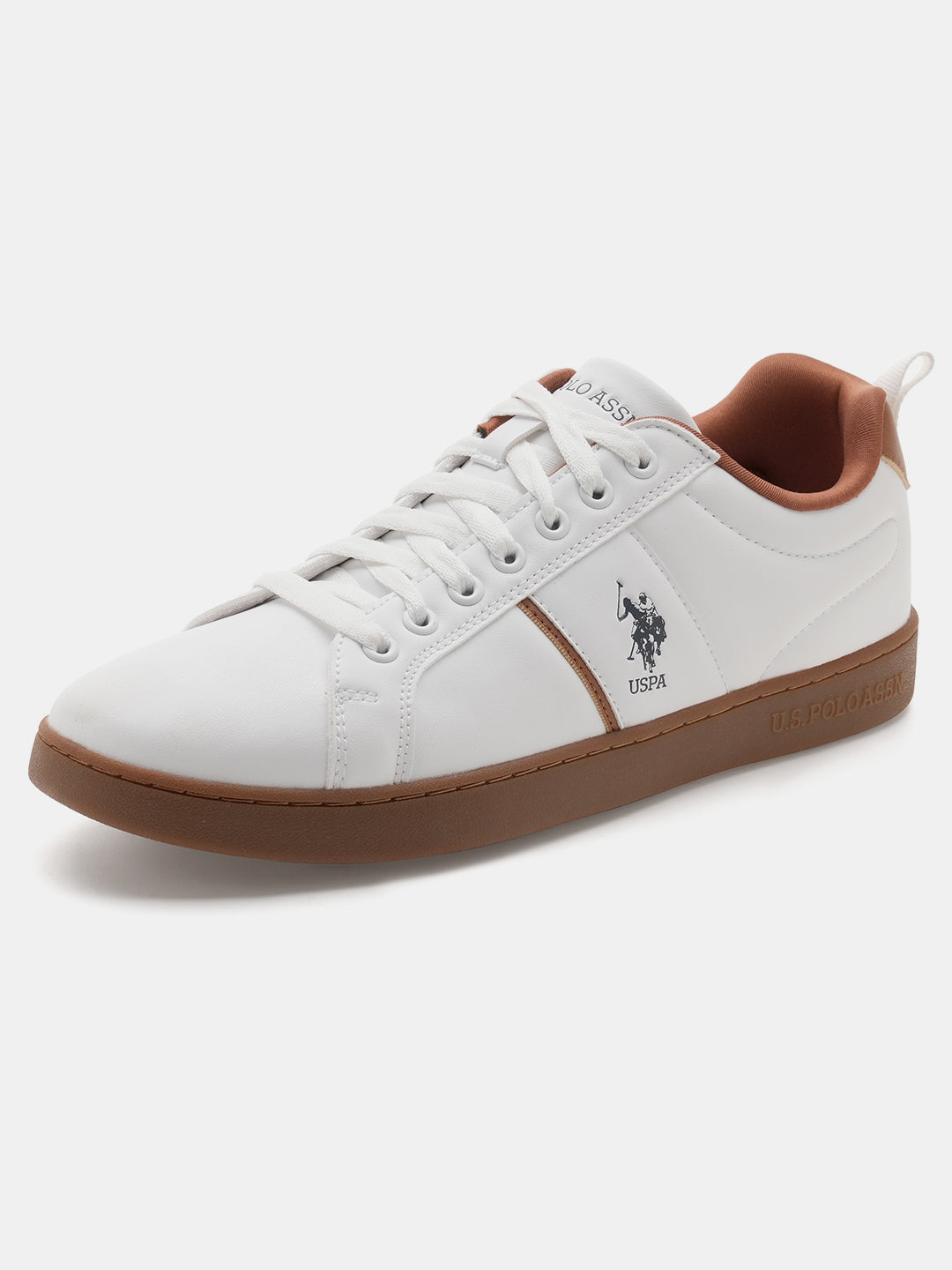 Men Dorim 2.0 Solid Sneakers Off White - U.S. Polo Assn. India | Large