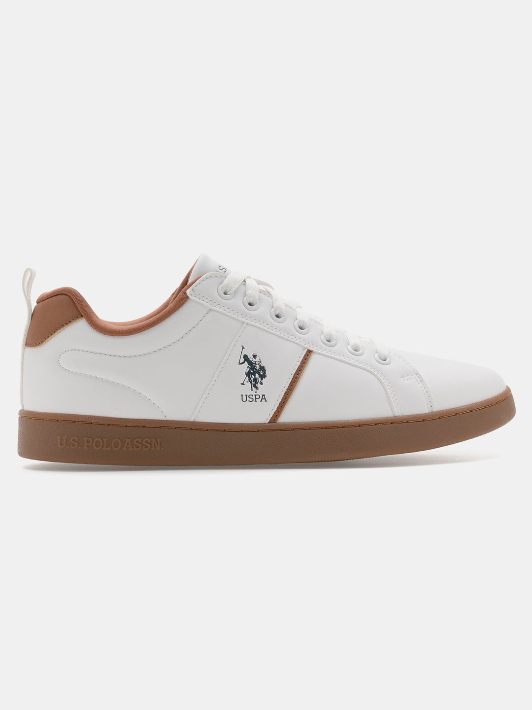 Men Dorim 2.0 Solid Sneakers Off White - U.S. Polo Assn. India | Large