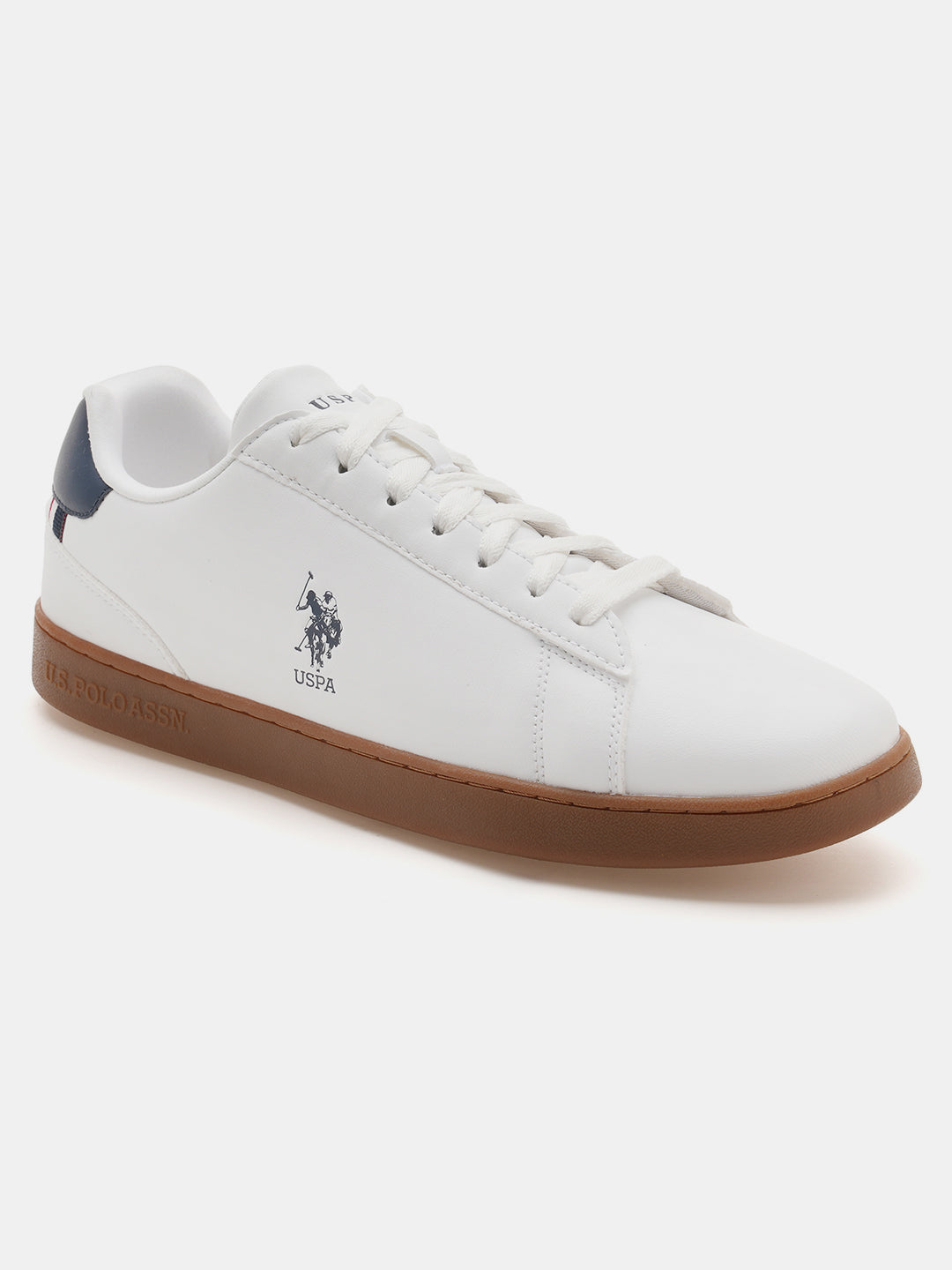 Men Solid Rheede 2.0 Sneakers White - U.S. Polo Assn. India | Large