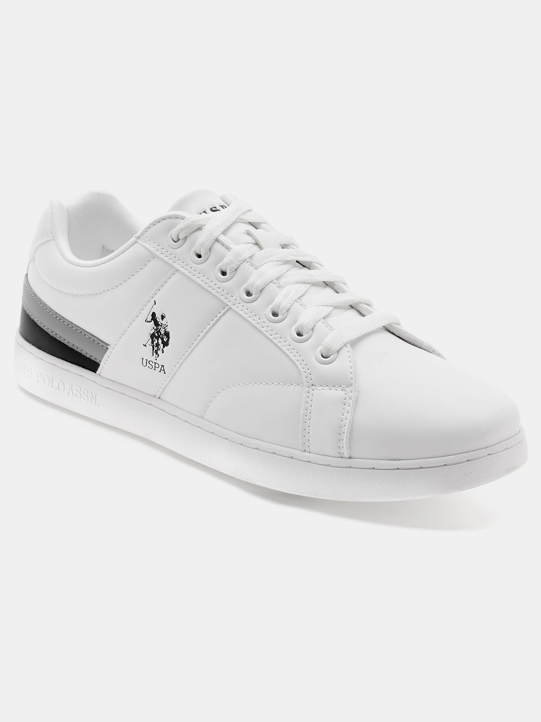 Men Vince 2.0 Round Toe Sneakers White - U.S. Polo Assn. India | Large