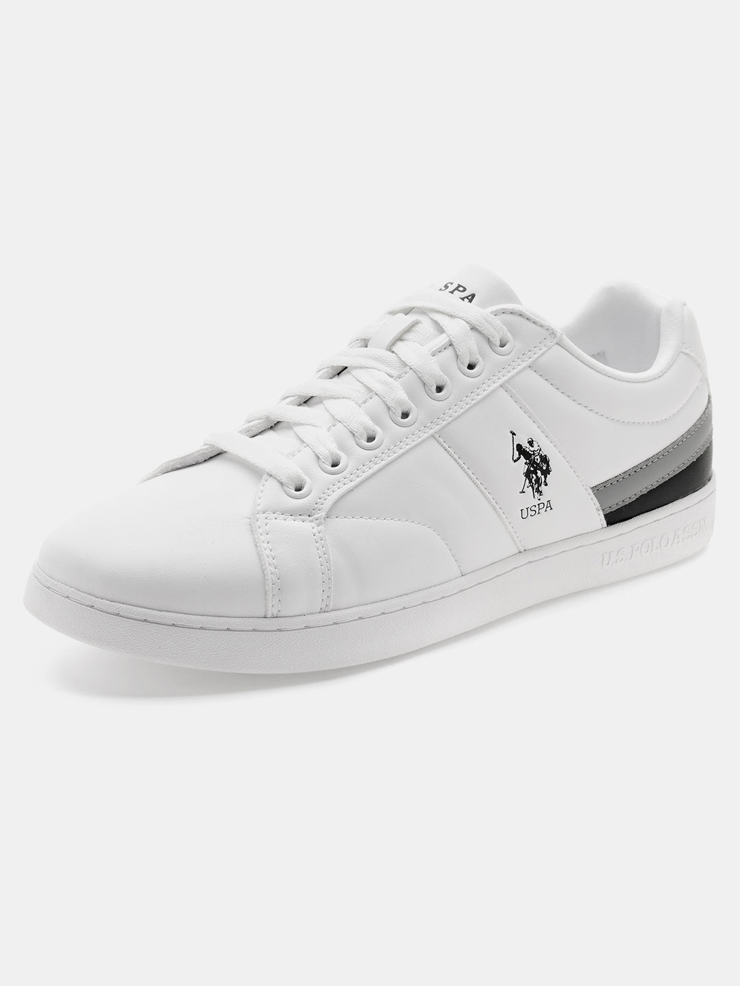 Men Vince 2.0 Round Toe Sneakers White - U.S. Polo Assn. India | Large