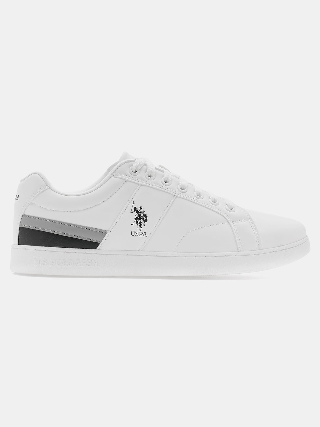 Men Vince 2.0 Round Toe Sneakers White - U.S. Polo Assn. India | Large