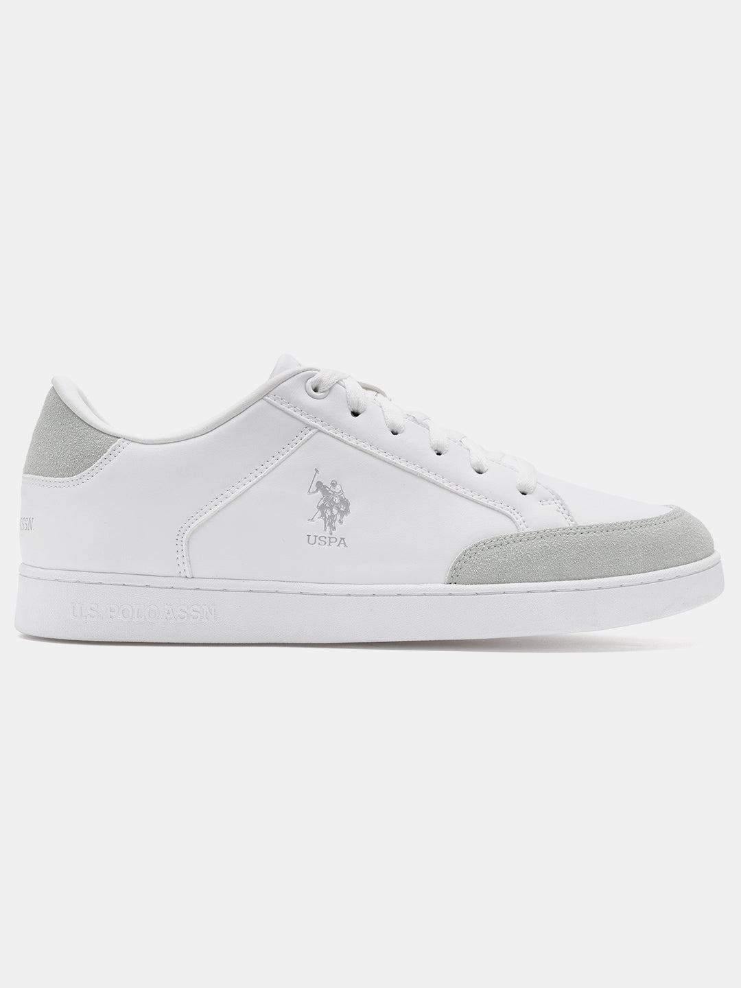 Men Vancer 2.0 Colourblocked Sneakers White - U.S. Polo Assn. India | Large