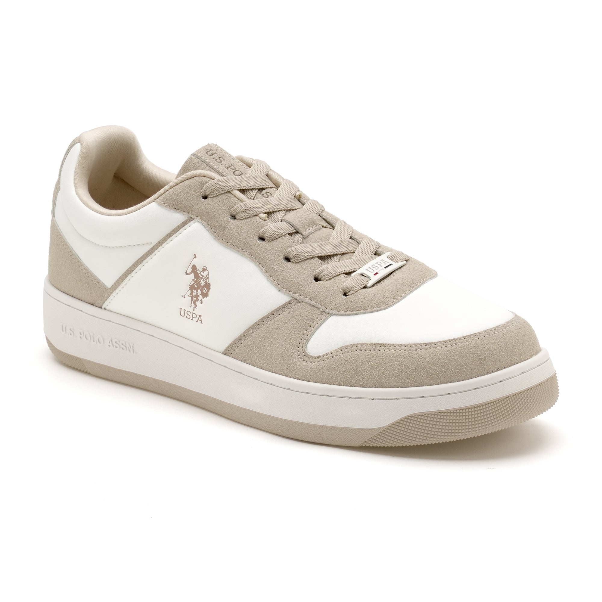Men Joan 2.0 Colourblocked Sneakers Beige - U.S. Polo Assn. India | Large