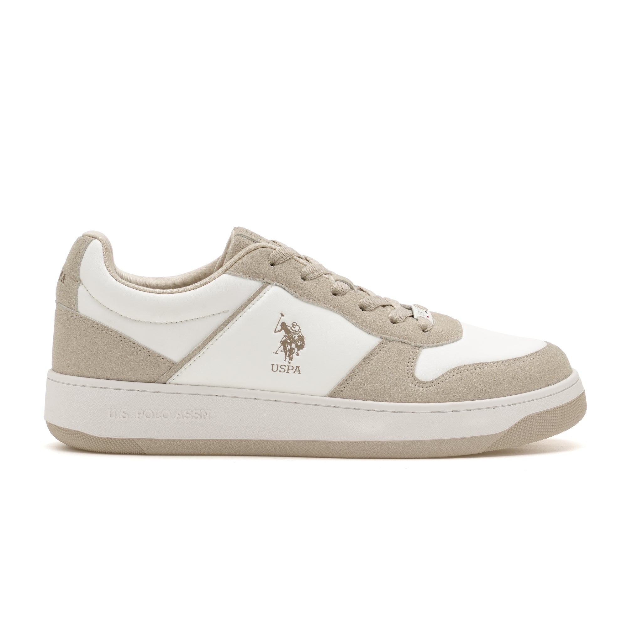 Men Joan 2.0 Colourblocked Sneakers Beige - U.S. Polo Assn. India | Large