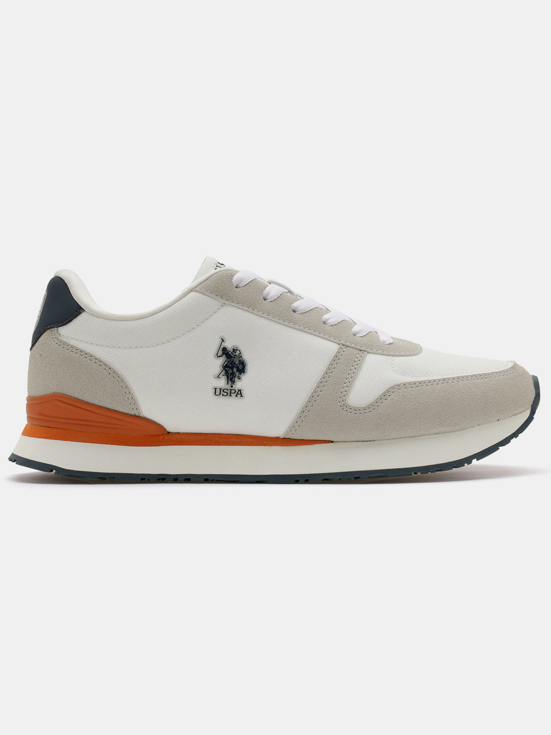 Men Tregon 2.0 Colourblocked Sneakers Off White - U.S. Polo Assn. India | Large