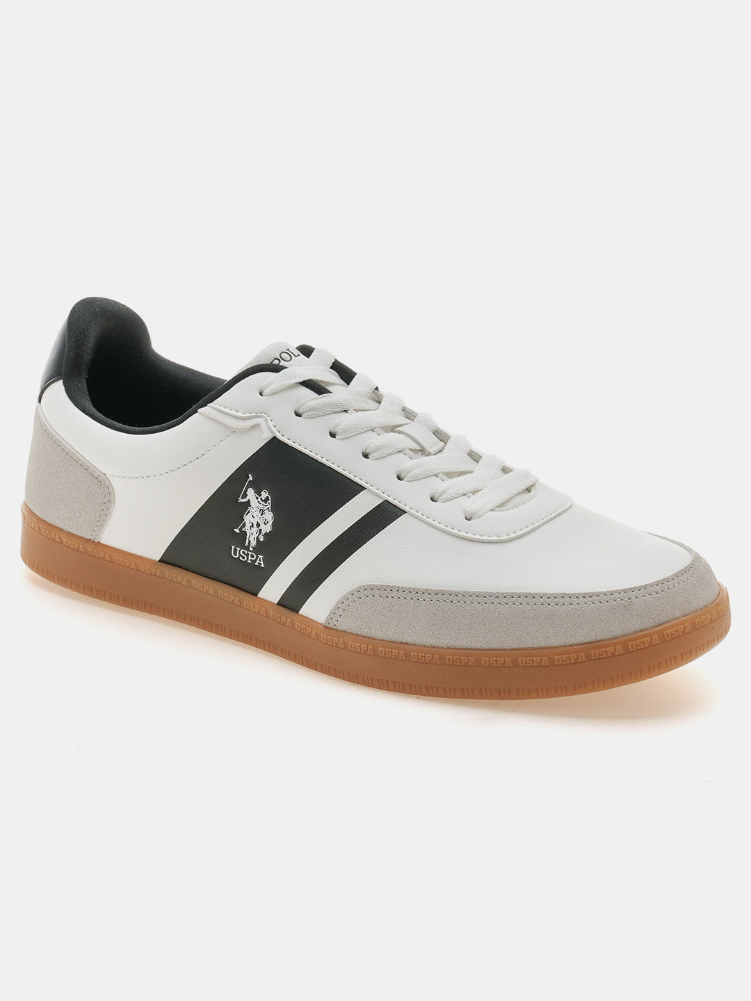 Men Hilton 2.0 Colourblocked Sneakers White - U.S. Polo Assn. India | Large