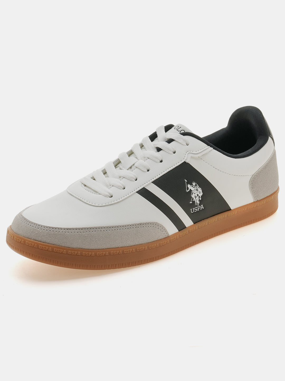 Men Hilton 2.0 Colourblocked Sneakers White - U.S. Polo Assn. India | Large