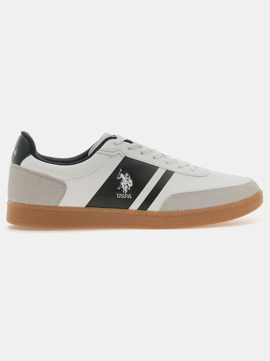 Men Hilton 2.0 Colourblocked Sneakers White - U.S. Polo Assn. India | Large