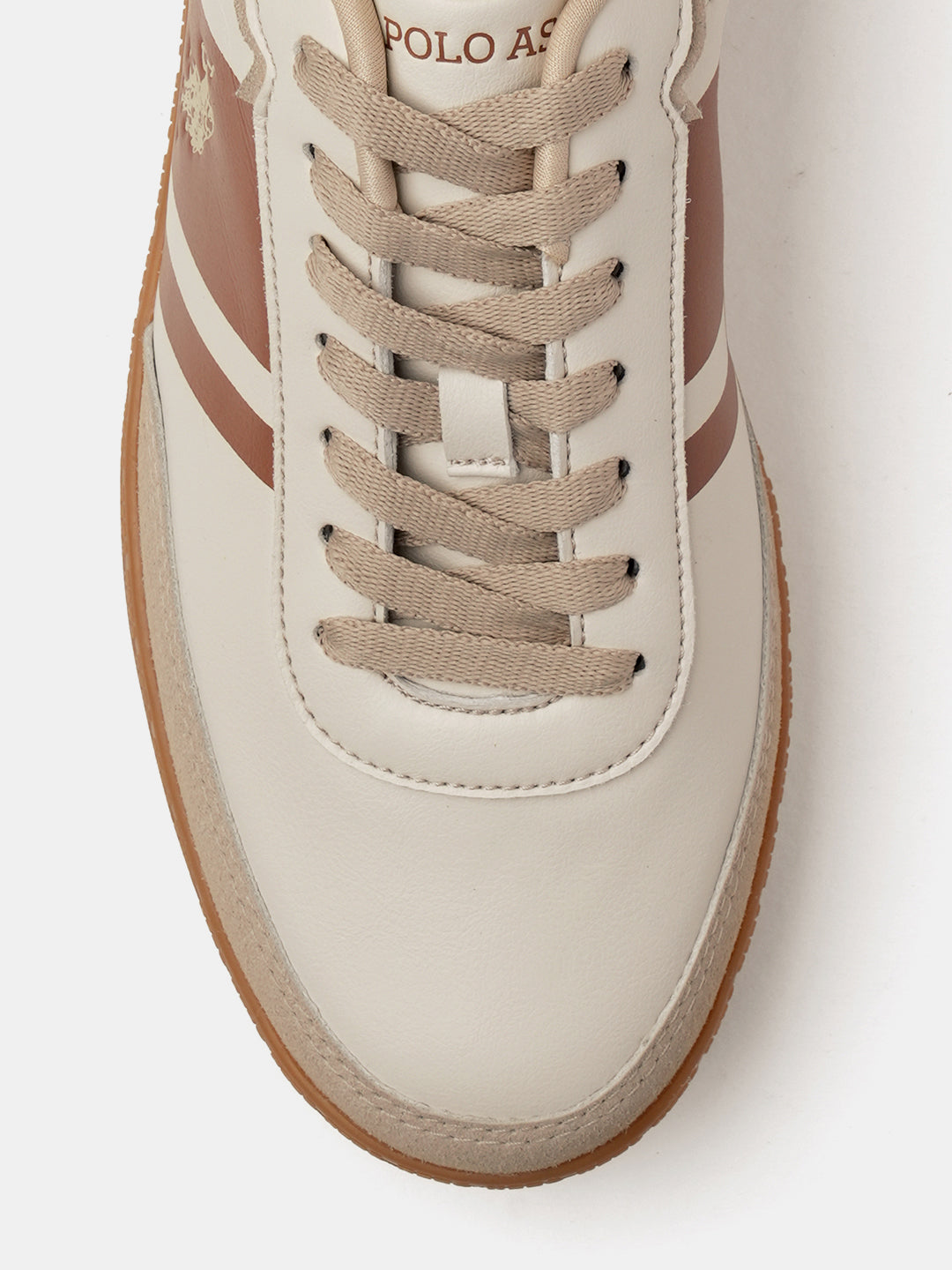 Men Hilton 2.0 Colourblocked Sneakers Beige - U.S. Polo Assn. India | Large