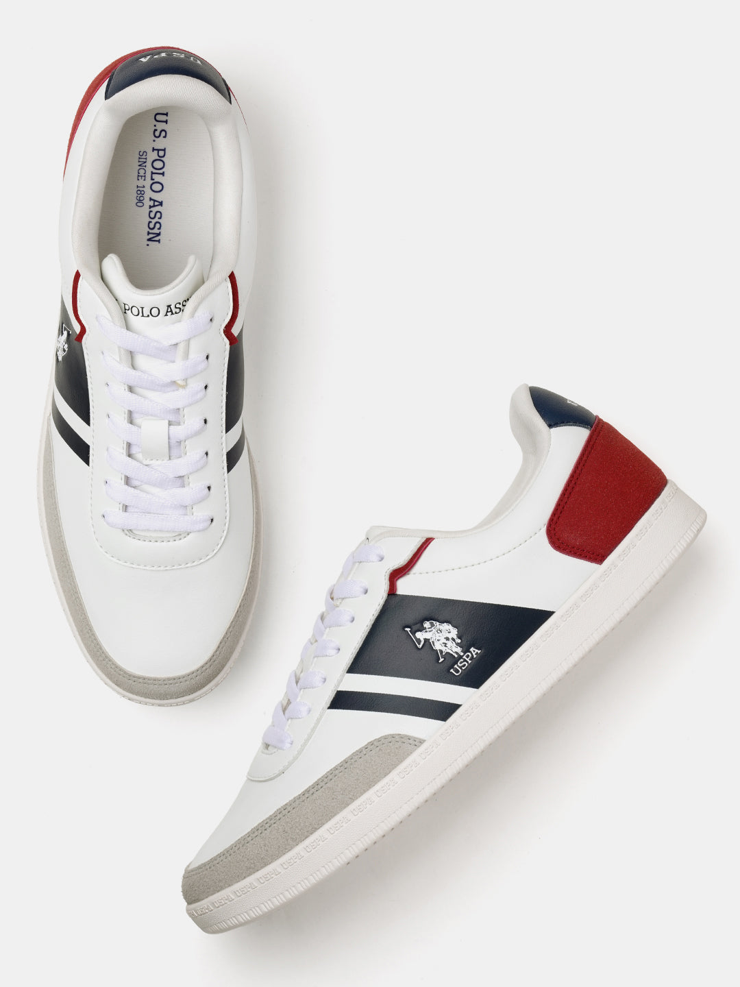 Men Hilton 2.0 Colourblocked Sneakers Multi3 - U.S. Polo Assn. India | Large
