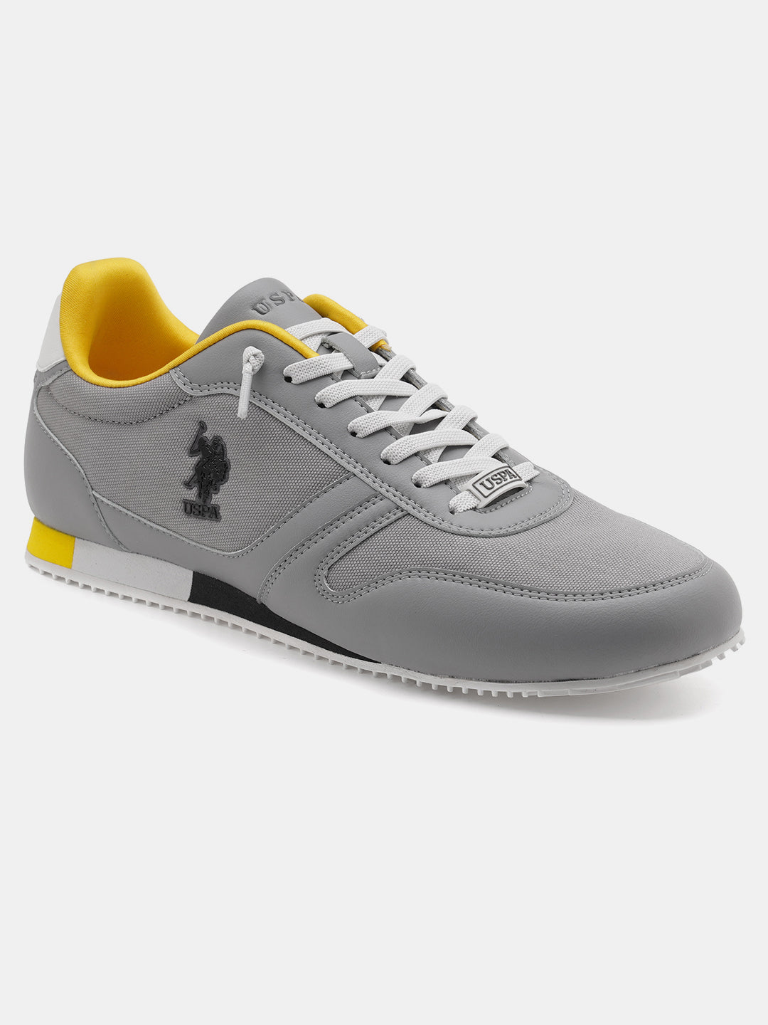 Clemt 4.0 Colourblocked Sneakers Grey - U.S. Polo Assn. India | Large