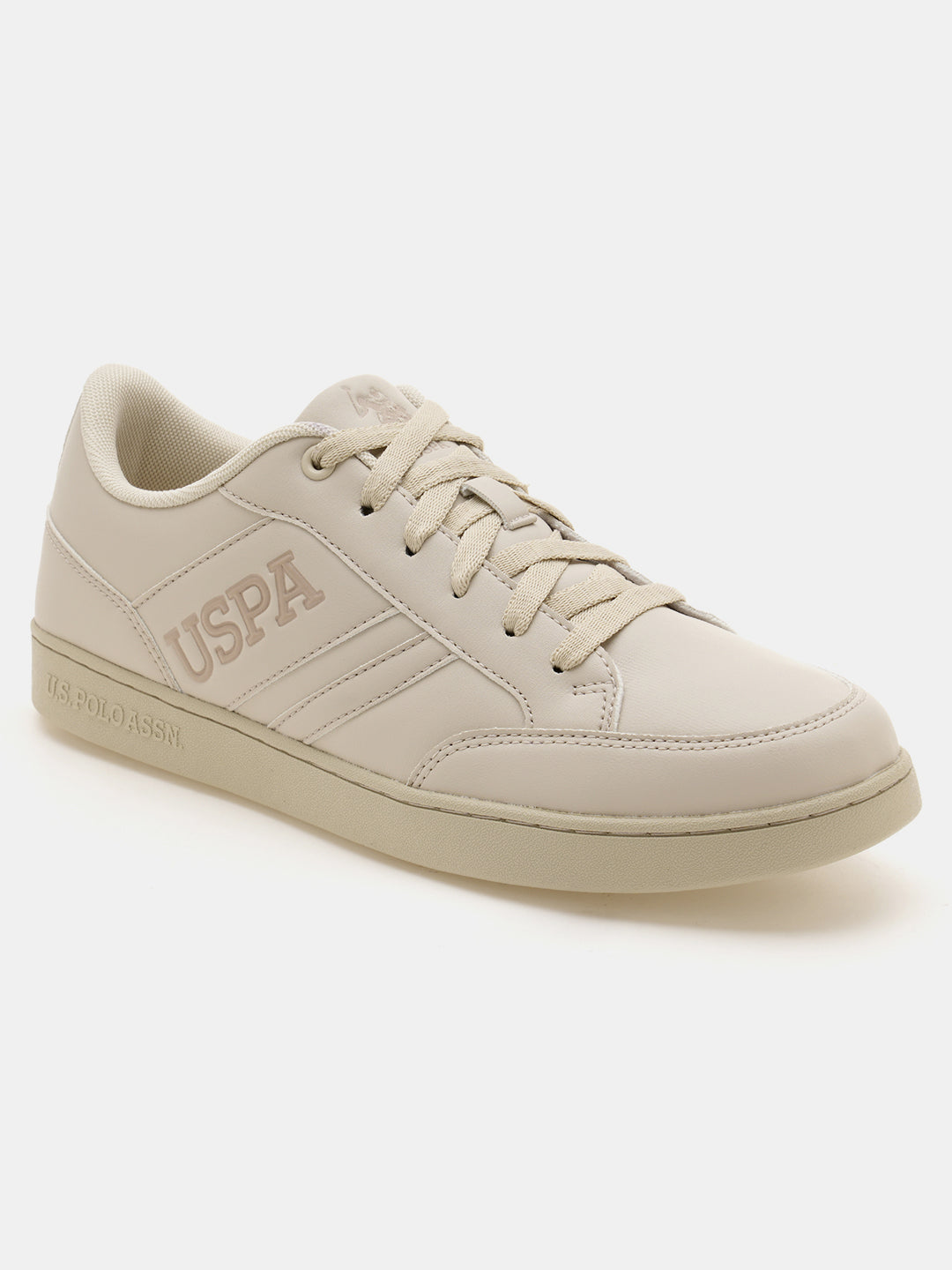 Men Gala 2.0 Solid Sneakers Beige - U.S. Polo Assn. India | Large