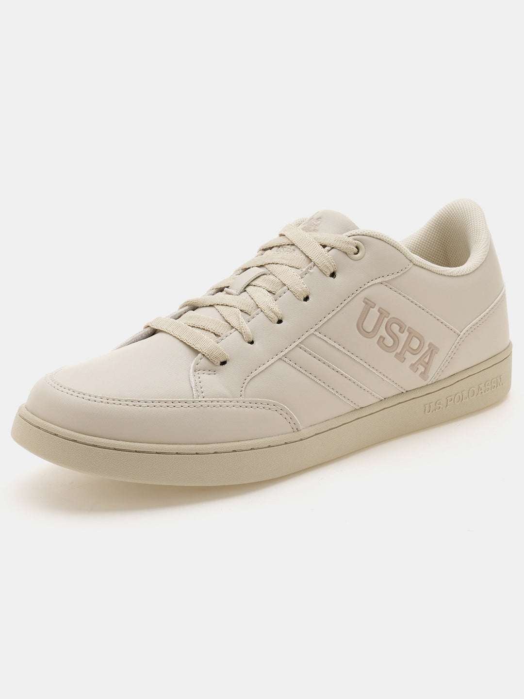 Men Gala 2.0 Solid Sneakers Beige - U.S. Polo Assn. India | Large