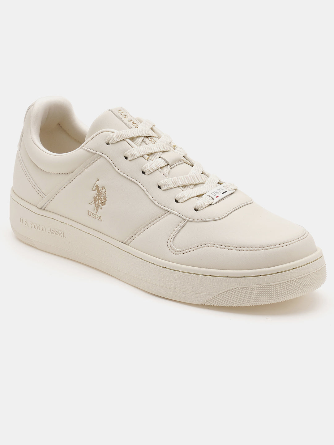 Men Joan 2.0 Solid Sneakers Cream - U.S. Polo Assn. India | Large
