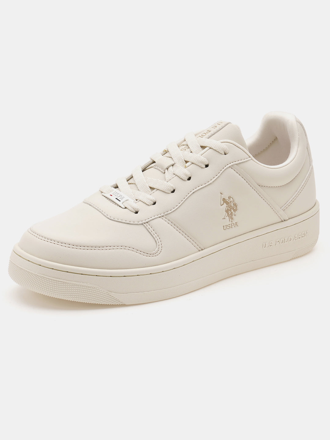 Men Joan 2.0 Solid Sneakers Cream - U.S. Polo Assn. India | Large