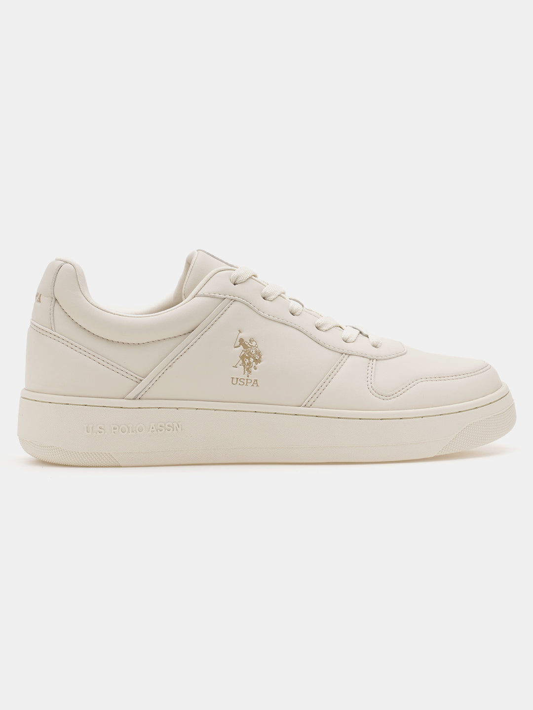 Men Joan 2.0 Solid Sneakers Cream - U.S. Polo Assn. India | Large