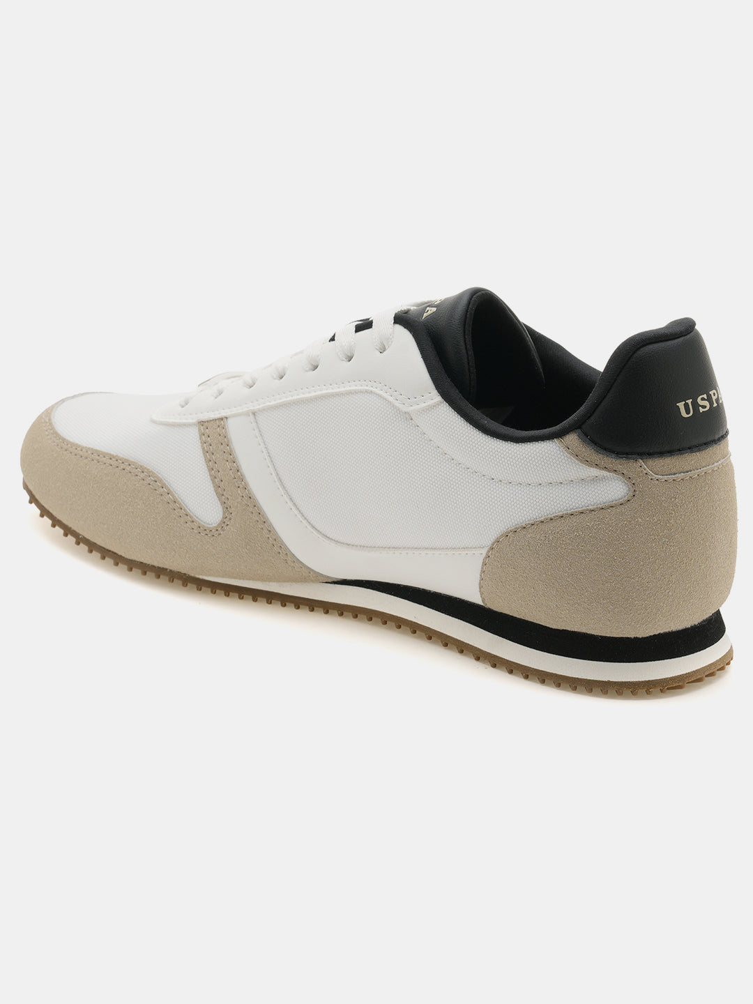 Clemt 4.0 Colourblocked Sneakers Beige - U.S. Polo Assn. India | Large