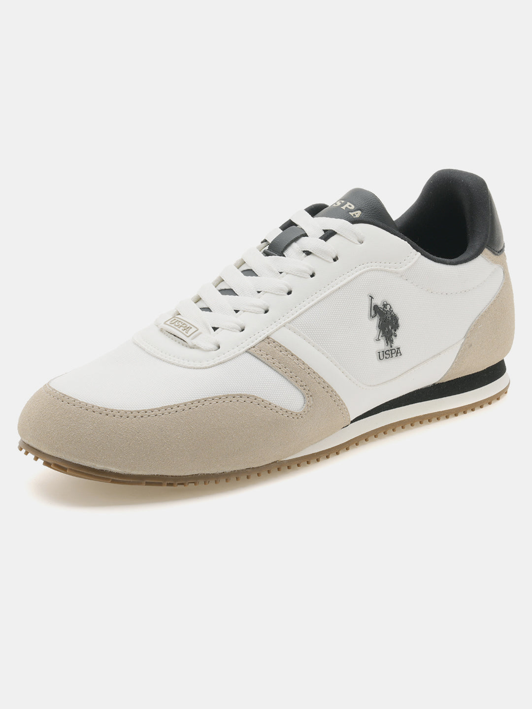 Clemt 4.0 Colourblocked Sneakers Beige - U.S. Polo Assn. India | Large