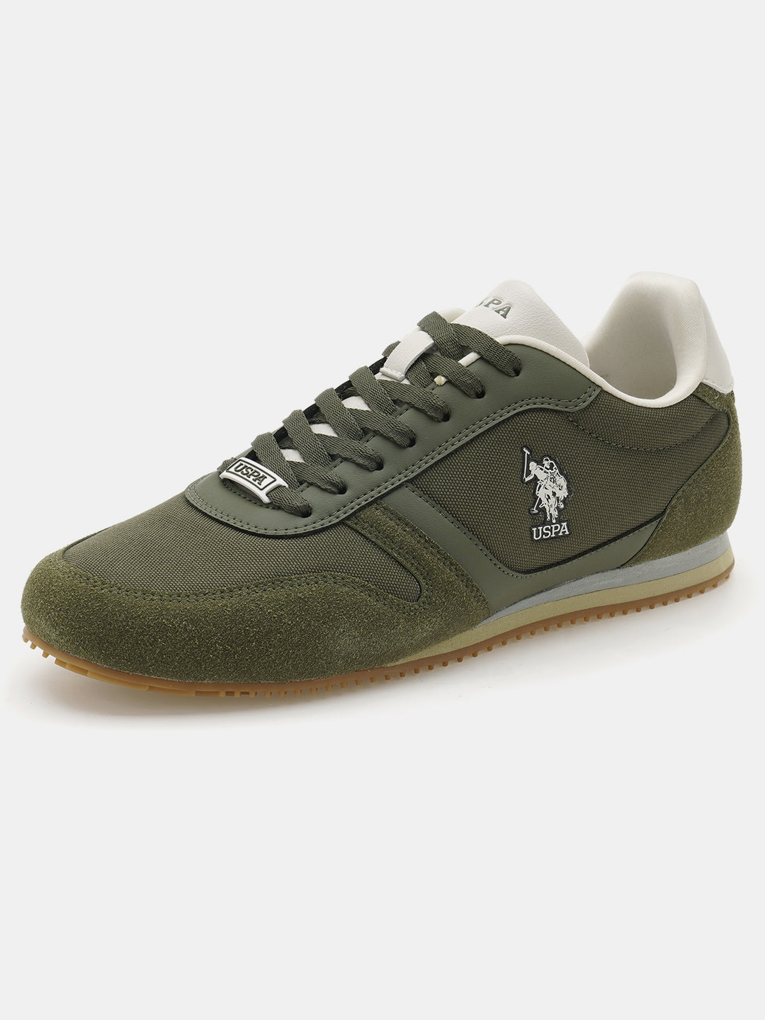 Clemt 4.0 Colourblocked Sneakers Olive - U.S. Polo Assn. India | Large