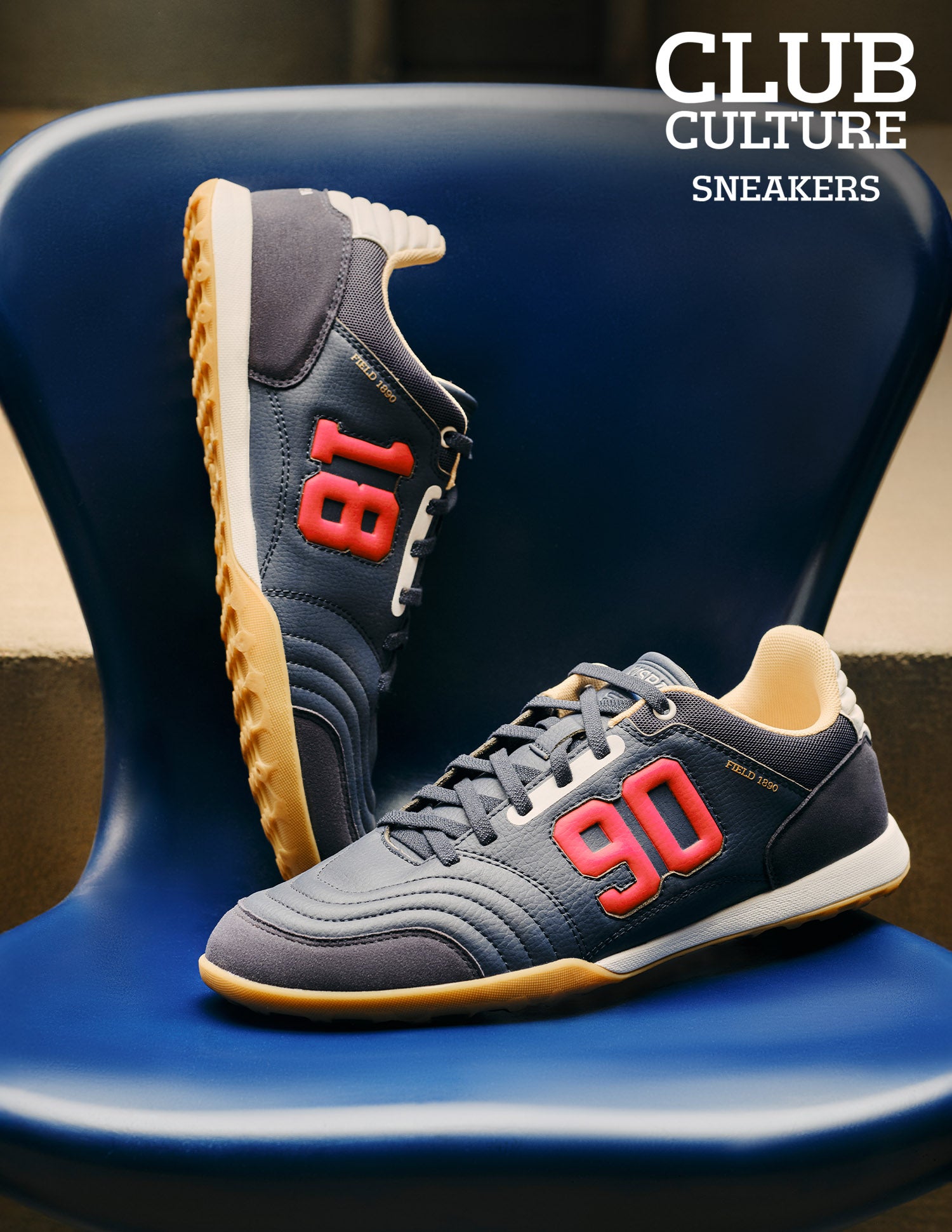 Numeric Embossed Field 1890 Sneakers