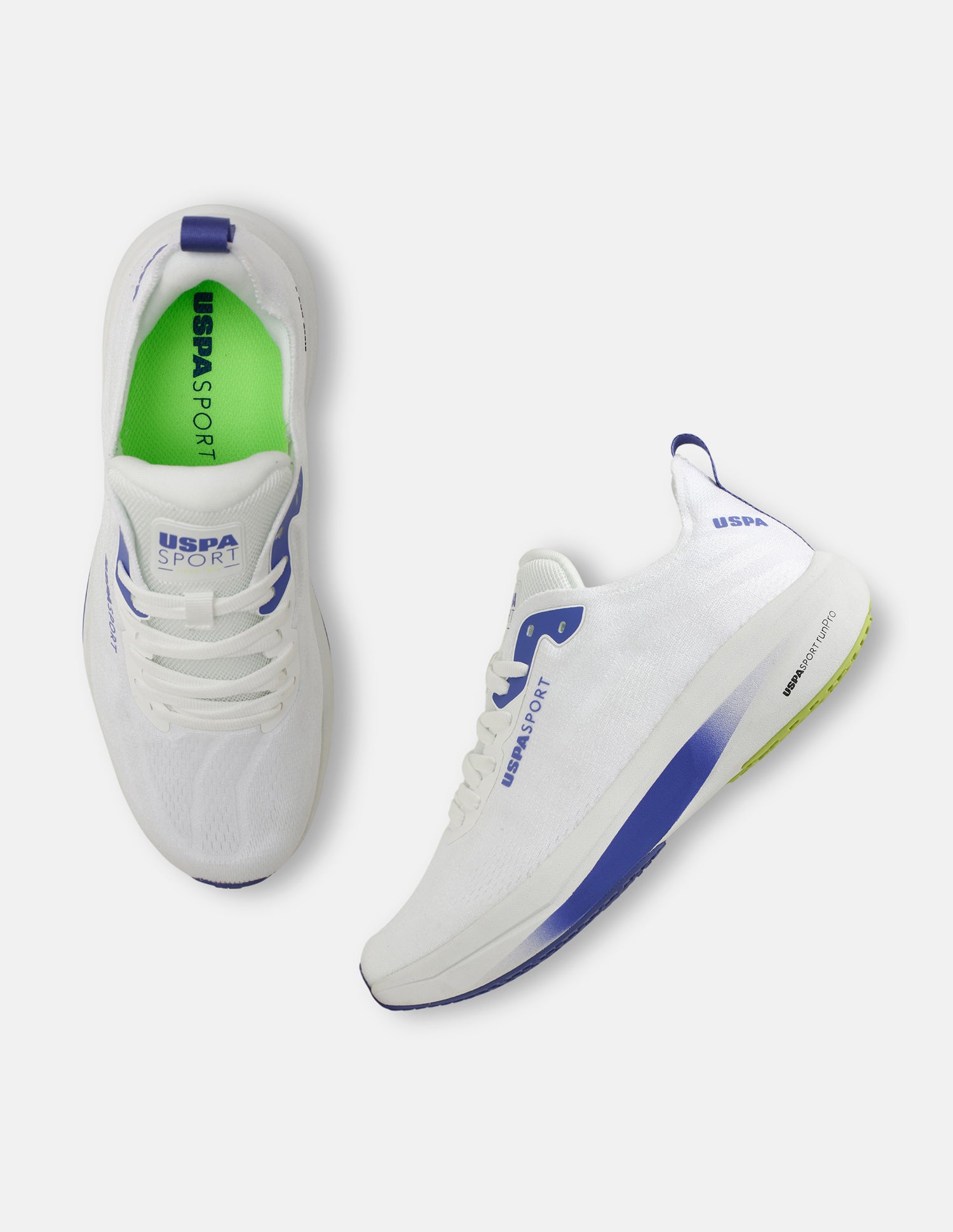 Field Pro 4 Lace-Ups Running Shoes Off White - U.S. Polo Assn. India | Large