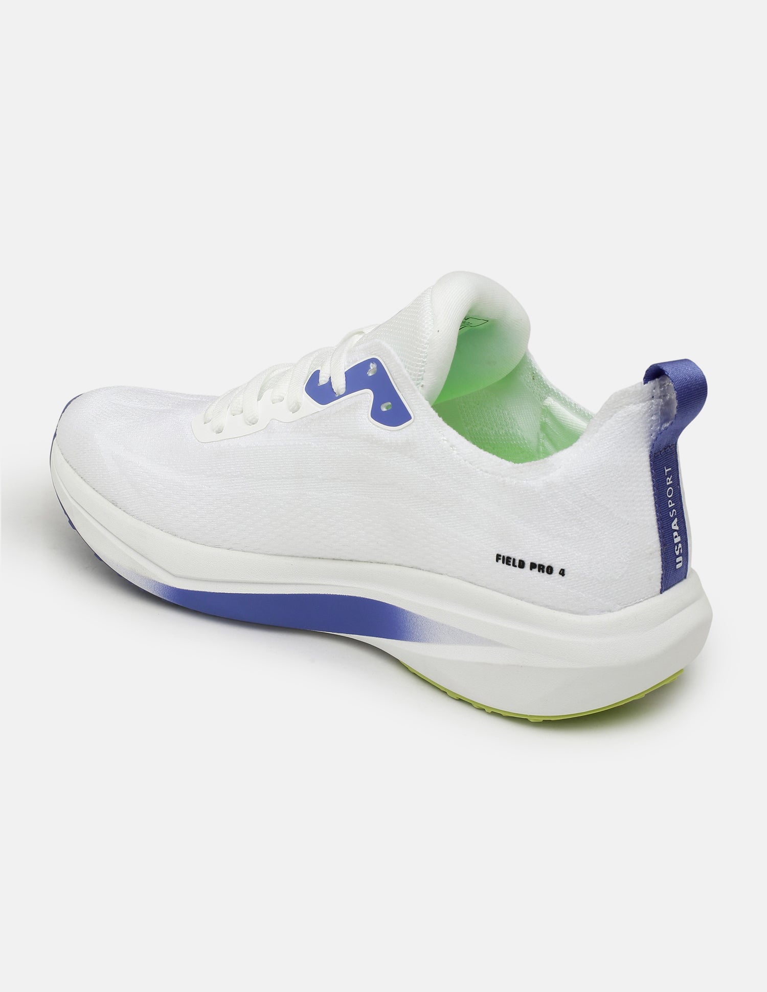 Field Pro 4 Lace-Ups Running Shoes Off White - U.S. Polo Assn. India | Large