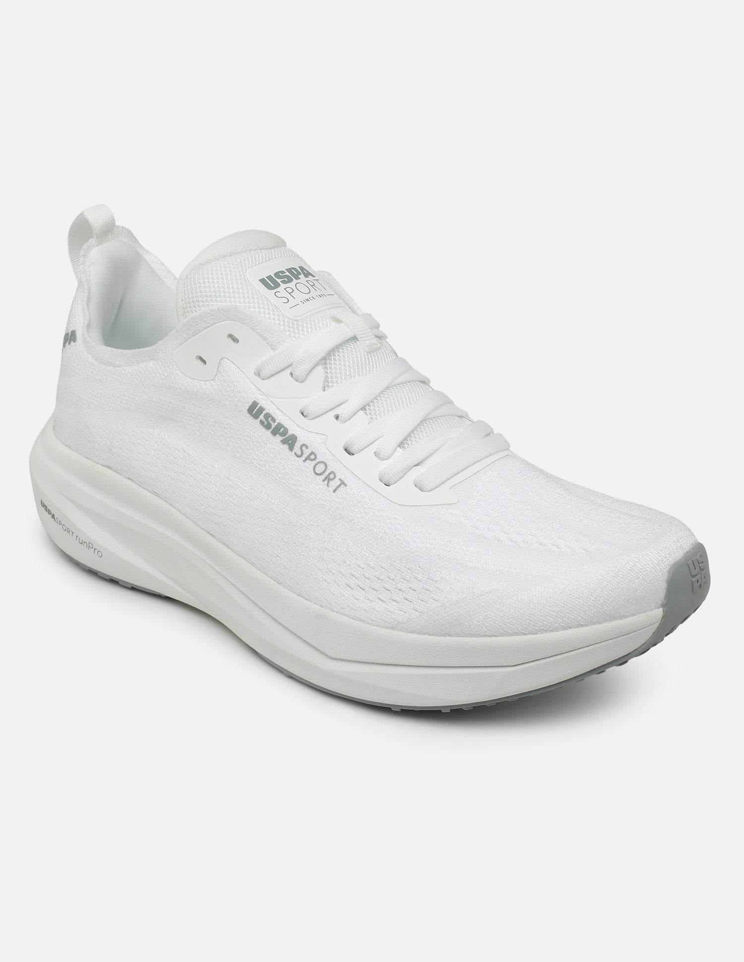 Round Toe Field Pro 4 Sneakers White - U.S. Polo Assn. India | Large