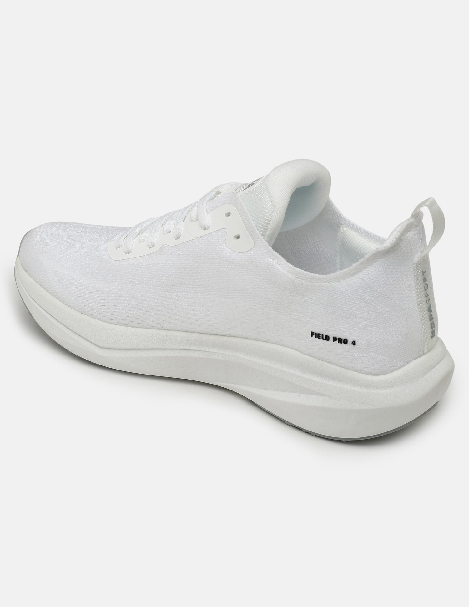 Round Toe Field Pro 4 Sneakers White - U.S. Polo Assn. India | Large