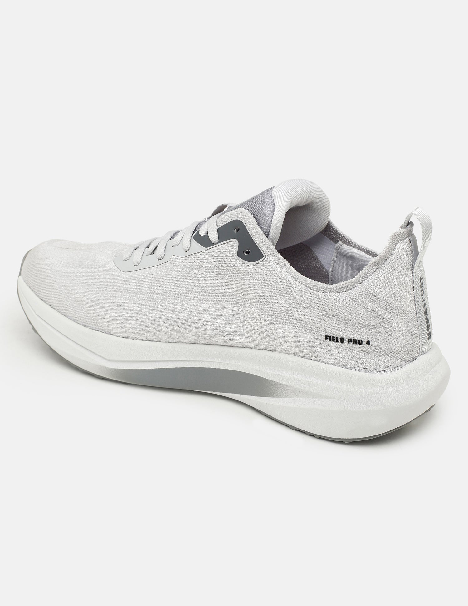 Round Toe Field Pro 4 Sneakers Grey - U.S. Polo Assn. India | Large