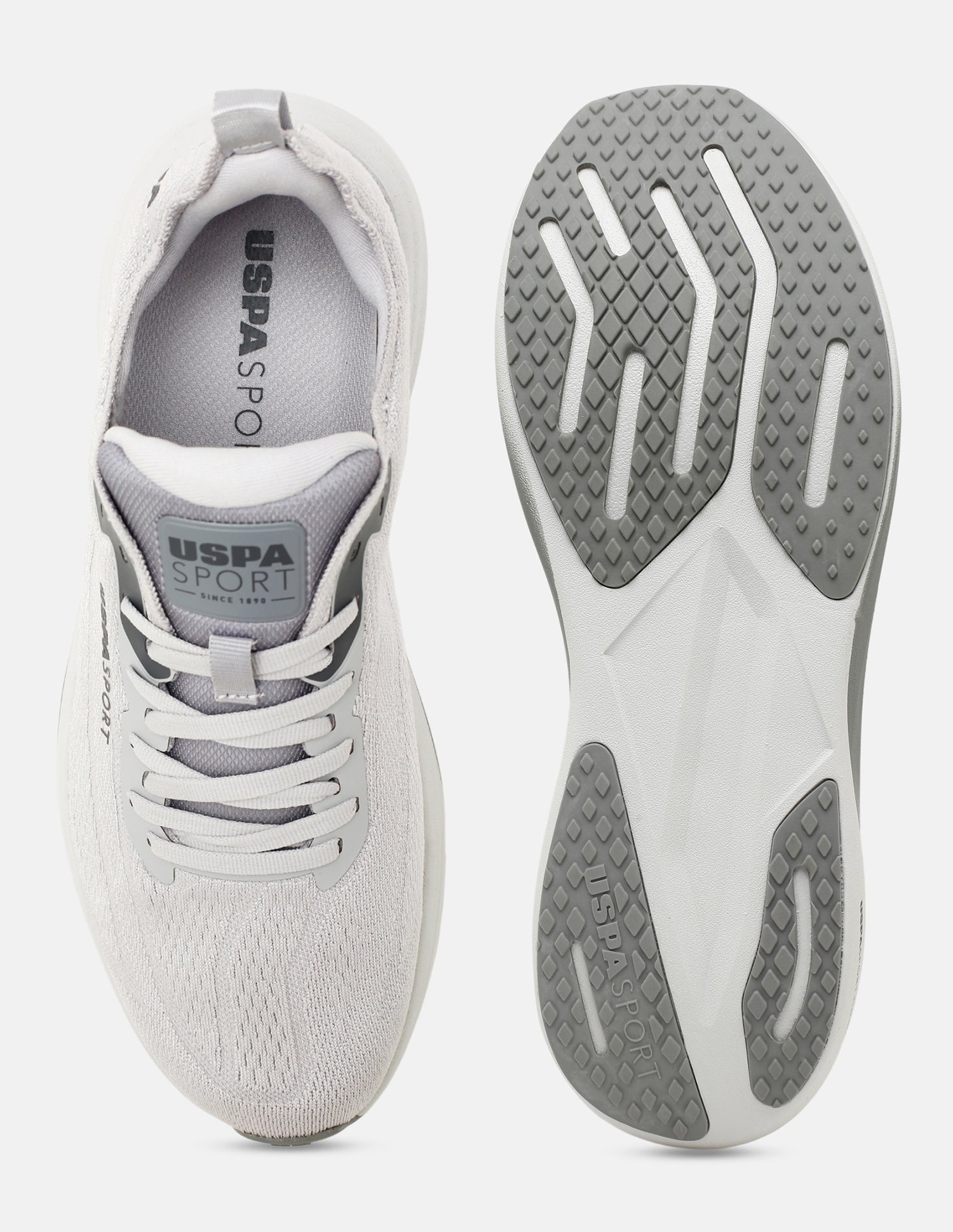 Round Toe Field Pro 4 Sneakers Grey - U.S. Polo Assn. India | Large