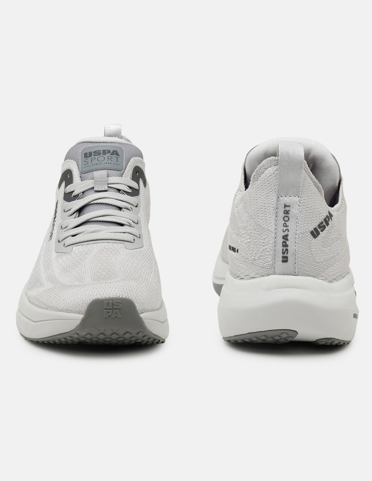 Round Toe Field Pro 4 Sneakers Grey - U.S. Polo Assn. India | Large