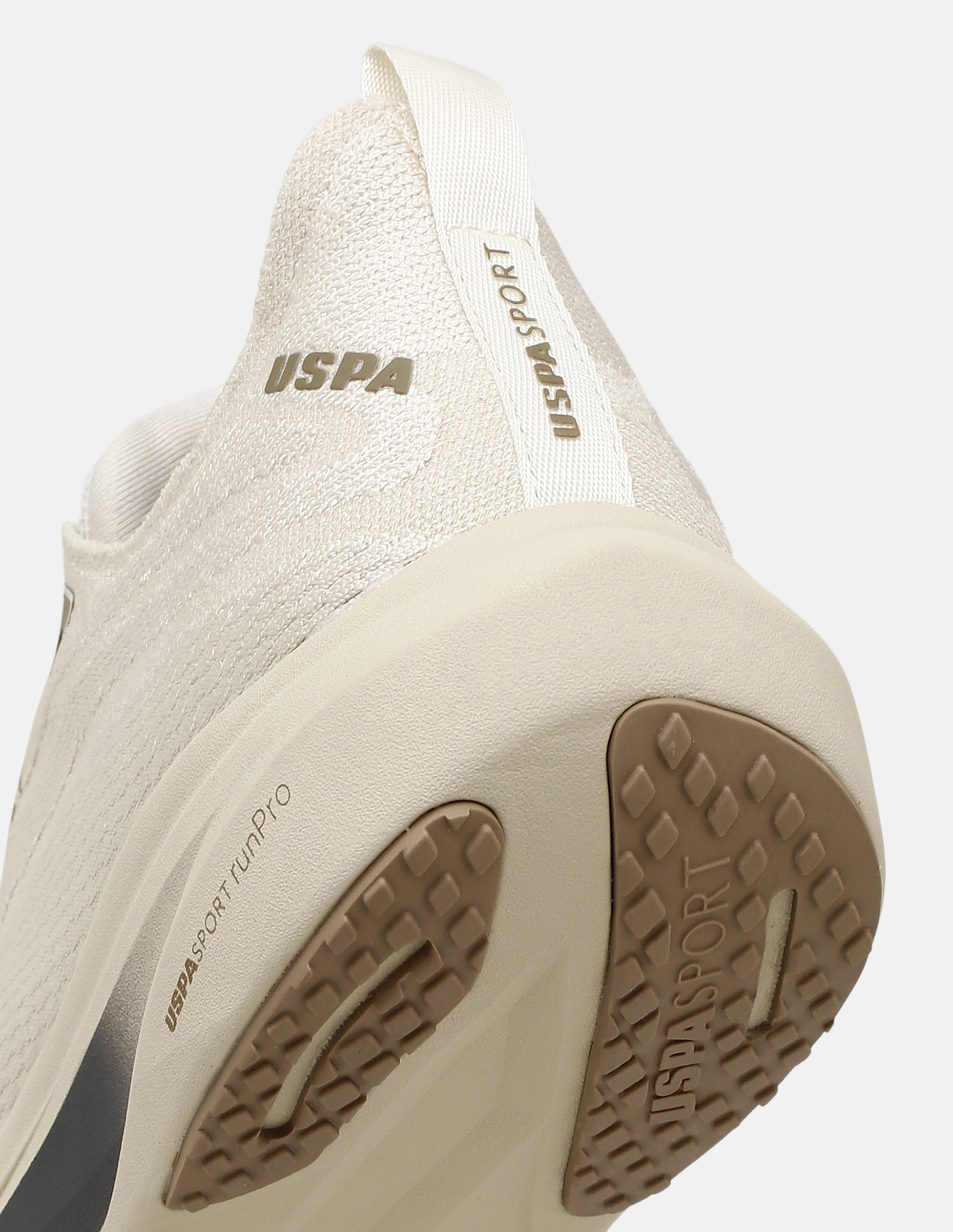 Round Toe Field Pro 4 Sneakers Beige - U.S. Polo Assn. India | Large