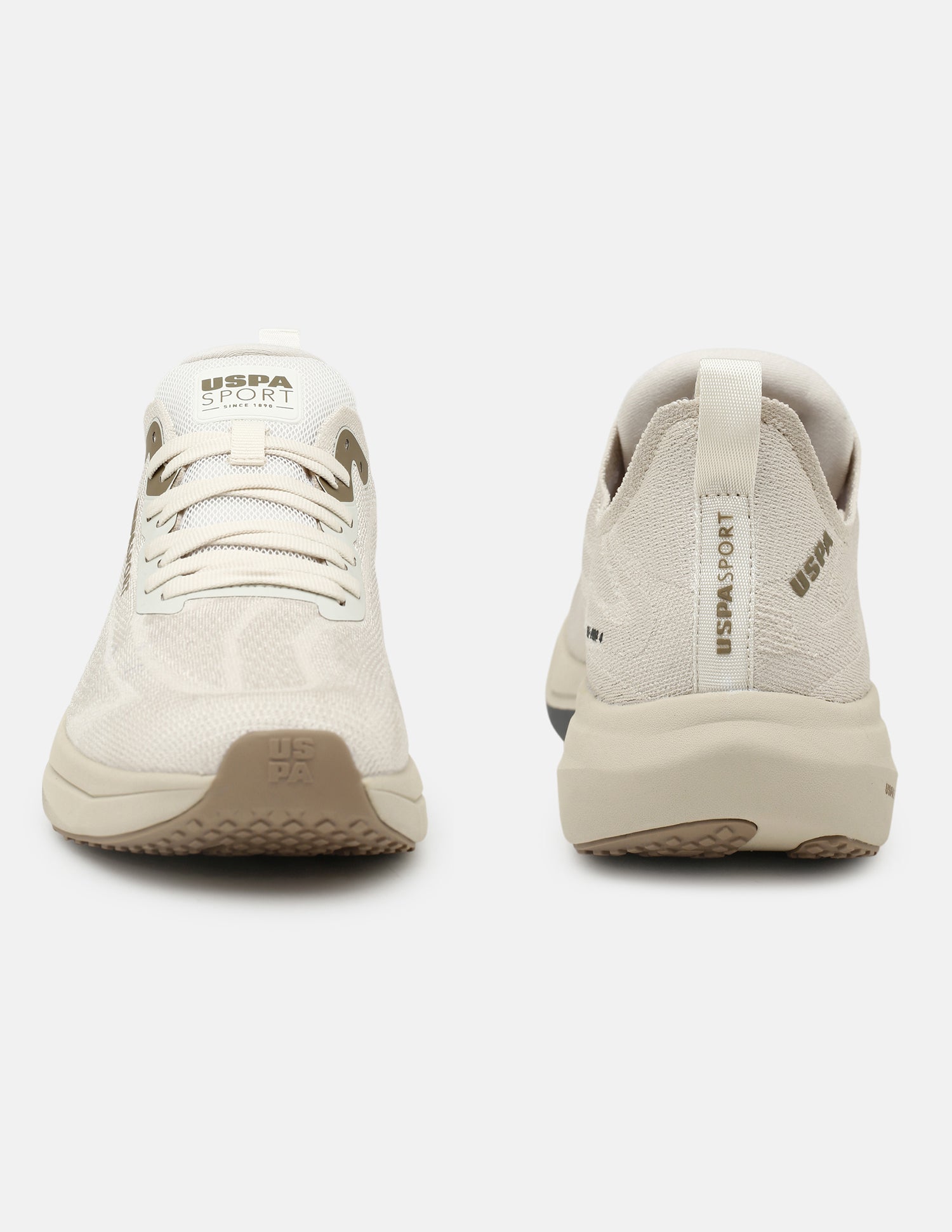 Round Toe Field Pro 4 Sneakers Beige - U.S. Polo Assn. India | Large