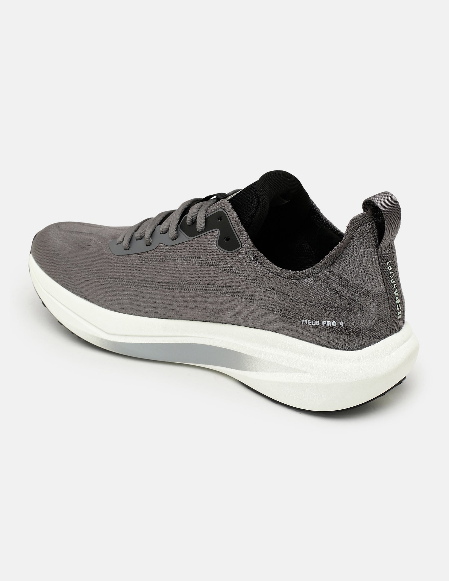 Field Pro 4 Lace-Ups Running Shoes Dark Grey - U.S. Polo Assn. India | Large