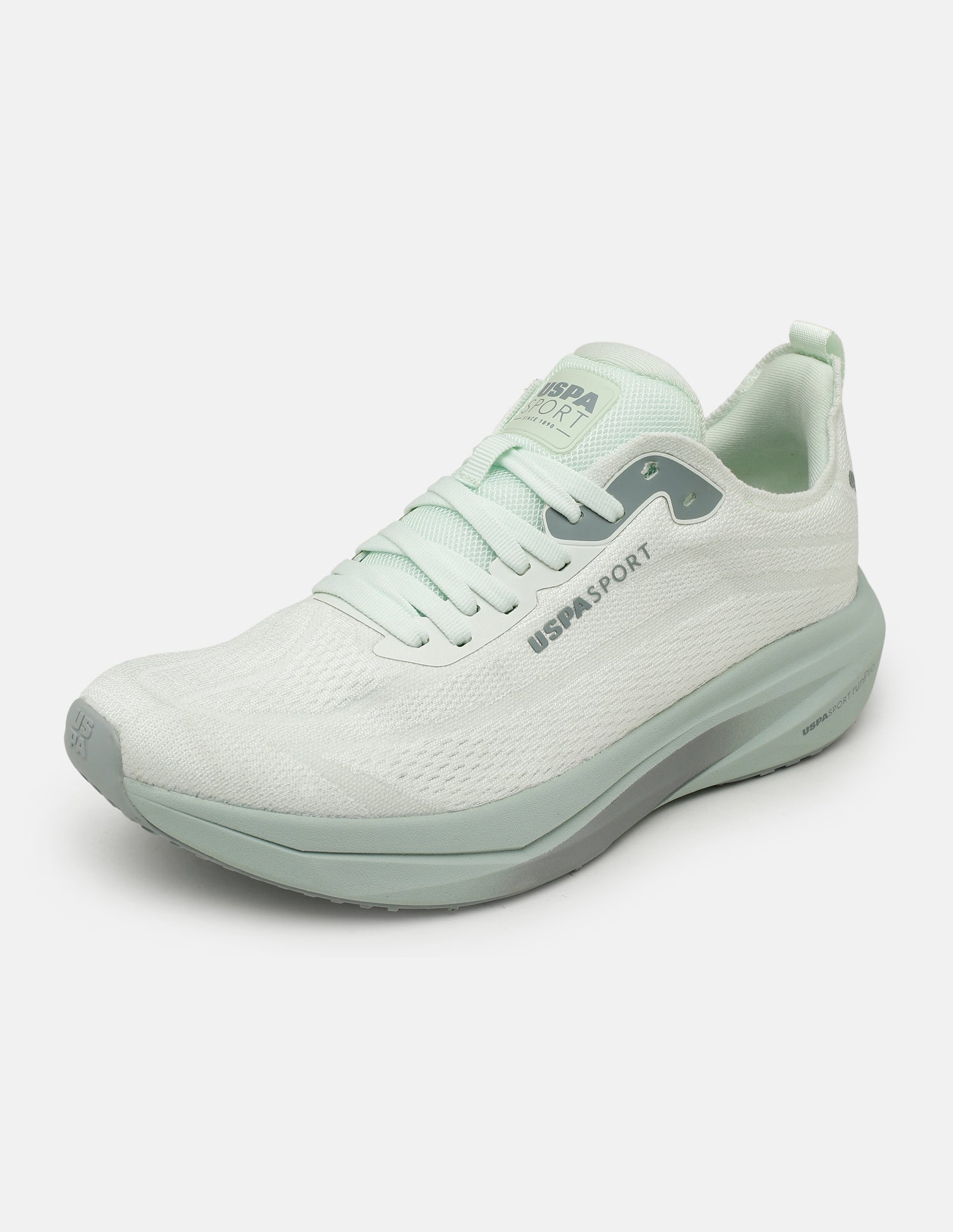 Field Pro 4 Lace-Ups Running Shoes Light Green - U.S. Polo Assn. India | Large