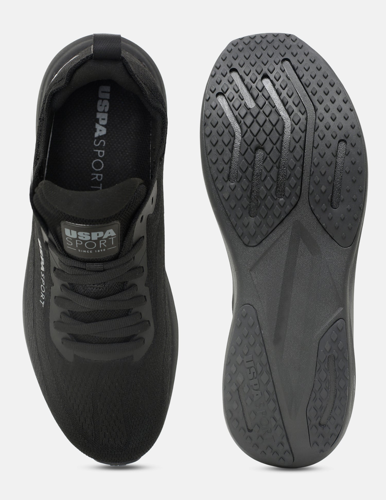 Round Toe Field Pro 4 Sneakers Black - U.S. Polo Assn. India | Large