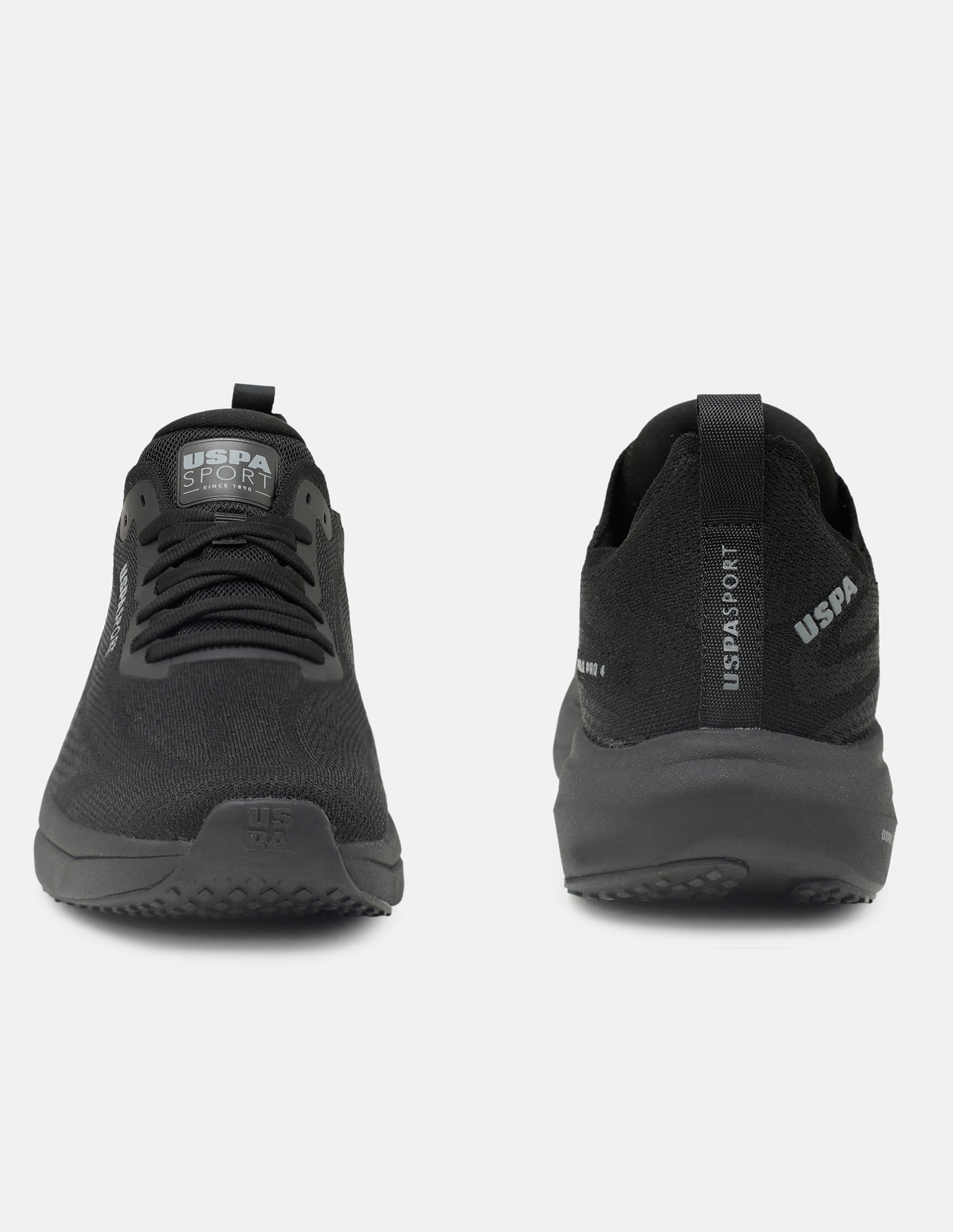 Round Toe Field Pro 4 Sneakers Black - U.S. Polo Assn. India | Large