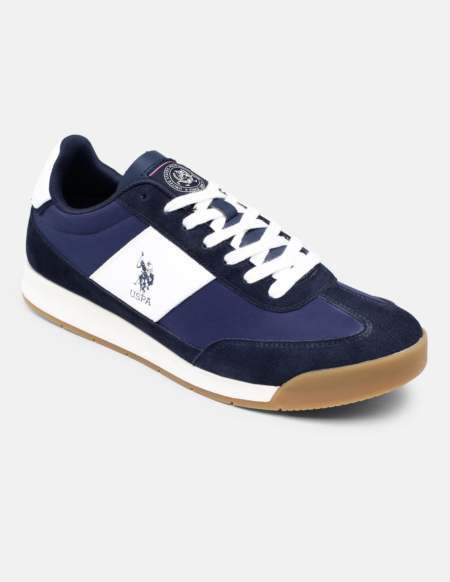 Round Toe Lace Ups Gallop Sneakers Navy - U.S. Polo Assn. India | Large