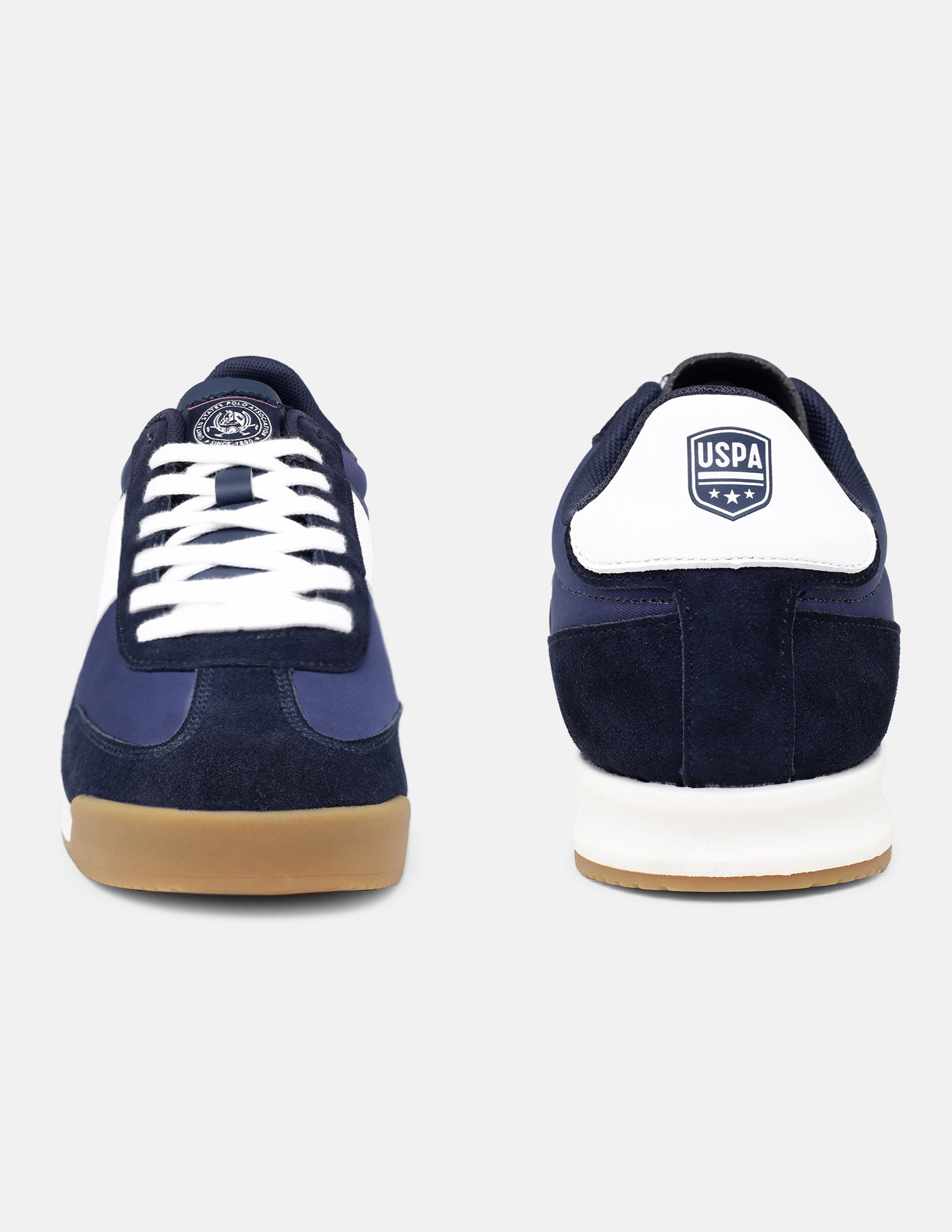 Round Toe Lace Ups Gallop Sneakers Navy - U.S. Polo Assn. India | Large