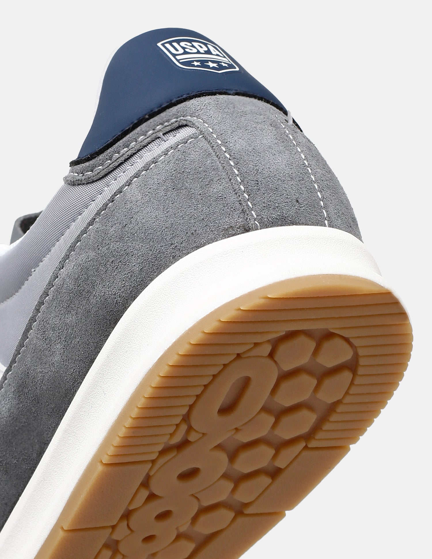 Round Toe Lace Ups Gallop Sneakers Grey - U.S. Polo Assn. India | Large