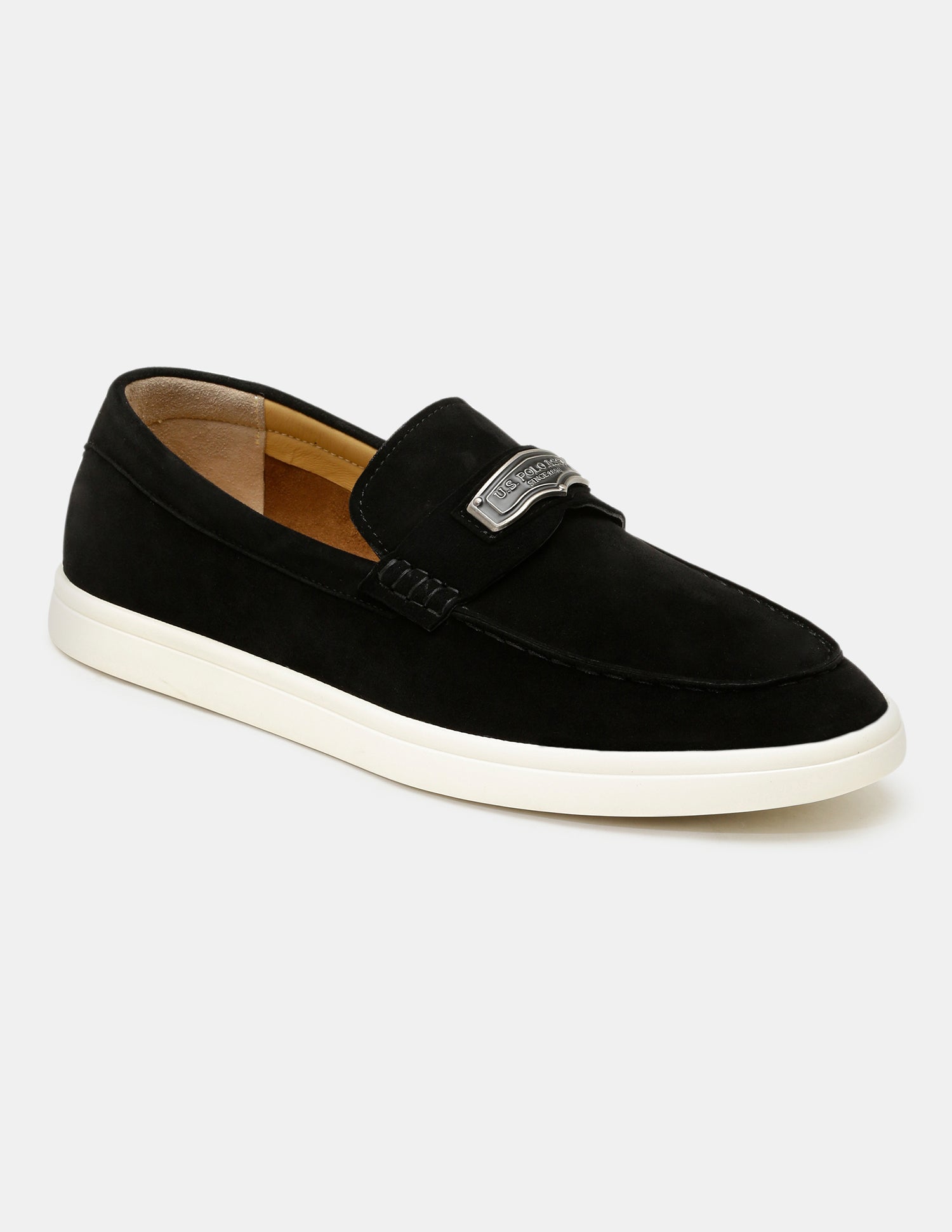 Men Alger Loafers Black - U.S. Polo Assn. India | Large